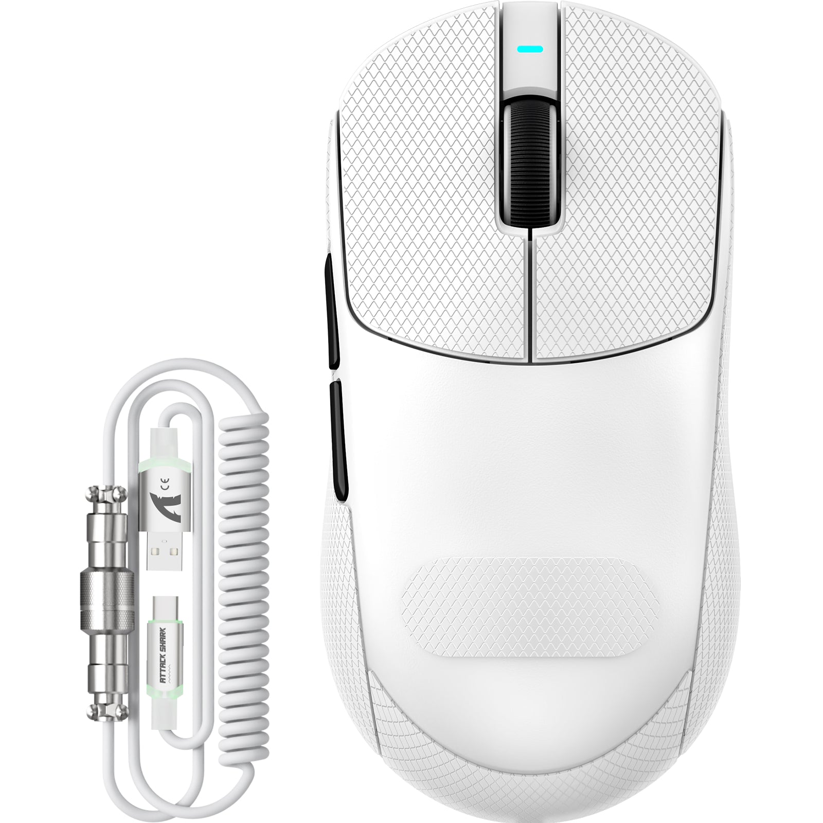 ATTACK SHARK X8PLUS Tri-mode Wireless Gaming Mouse With C06 ULTRA Cable