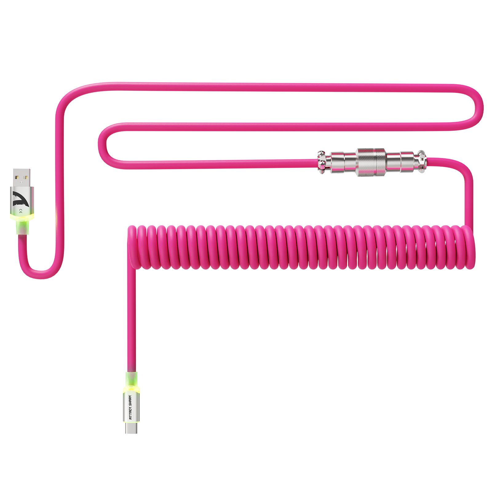 Câble aviateur ultra personnalisé ATTACK SHARK C01 pour clavier magnétique 8 kHz