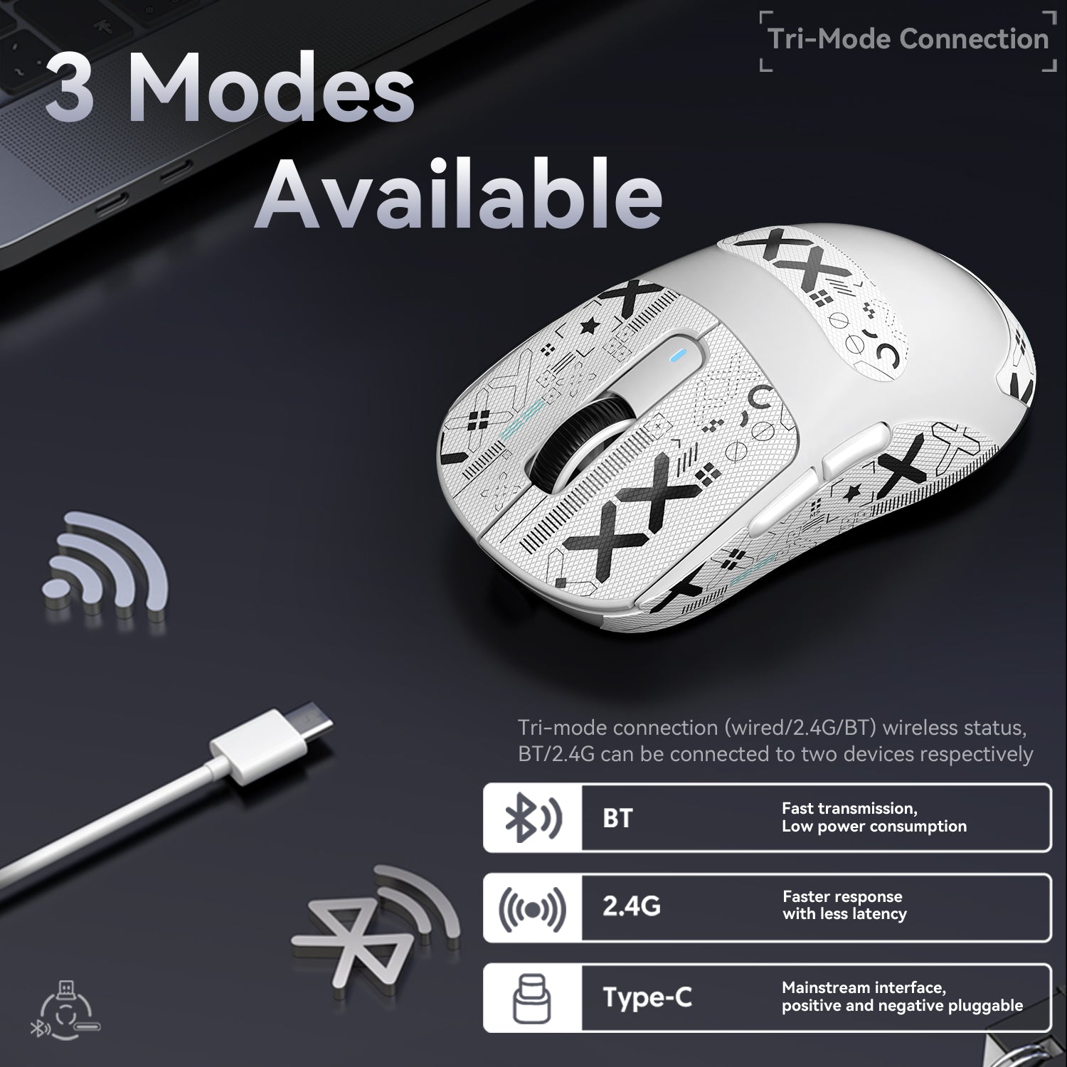 ATTACK SHARK X68HE Magnetic Keyboard with X3 Gaming Mouse Set