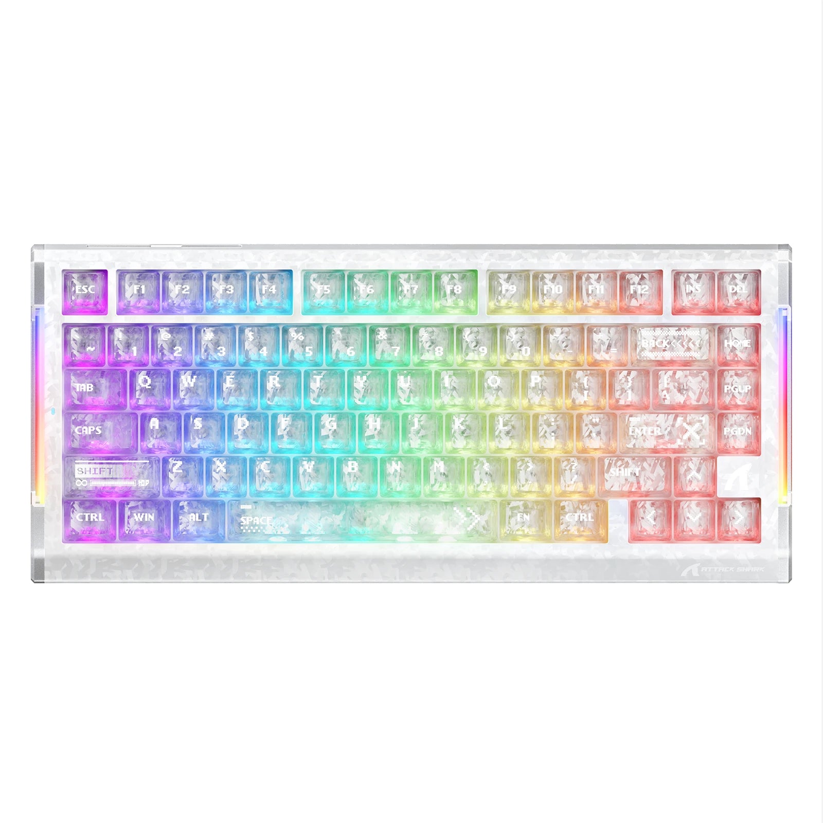 ATTACK SHARK R86 HE Carbonfaser-Tastatur mit Magnetschaltern und Rapid-Trigger-Technologie