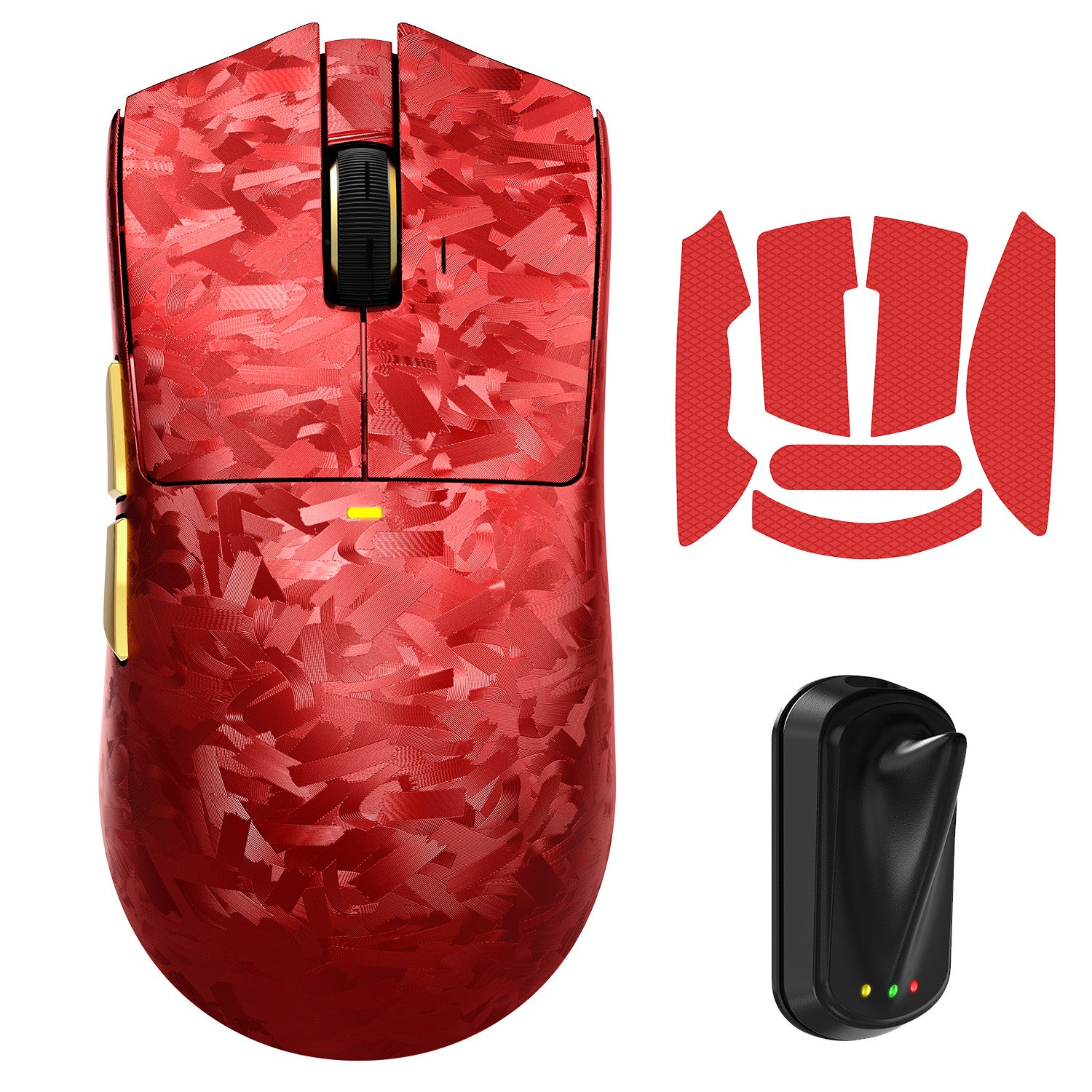 Ratón inalámbrico para juegos ATTACK SHARK X11 ULTRA de fibra de carbono 8K PAW3950MAX