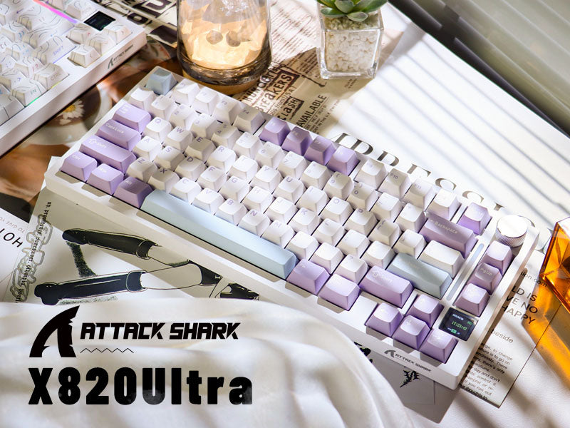 Clavier mécanique à joint tri-mode ATTACK SHARK X820Ultra