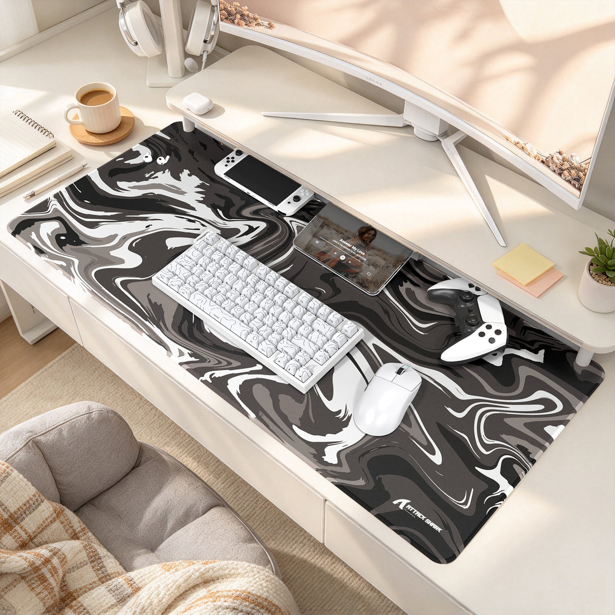 Tapis de Souris Gaming eSport ATTACK SHARK CM02PRO (900x400x4 MM)