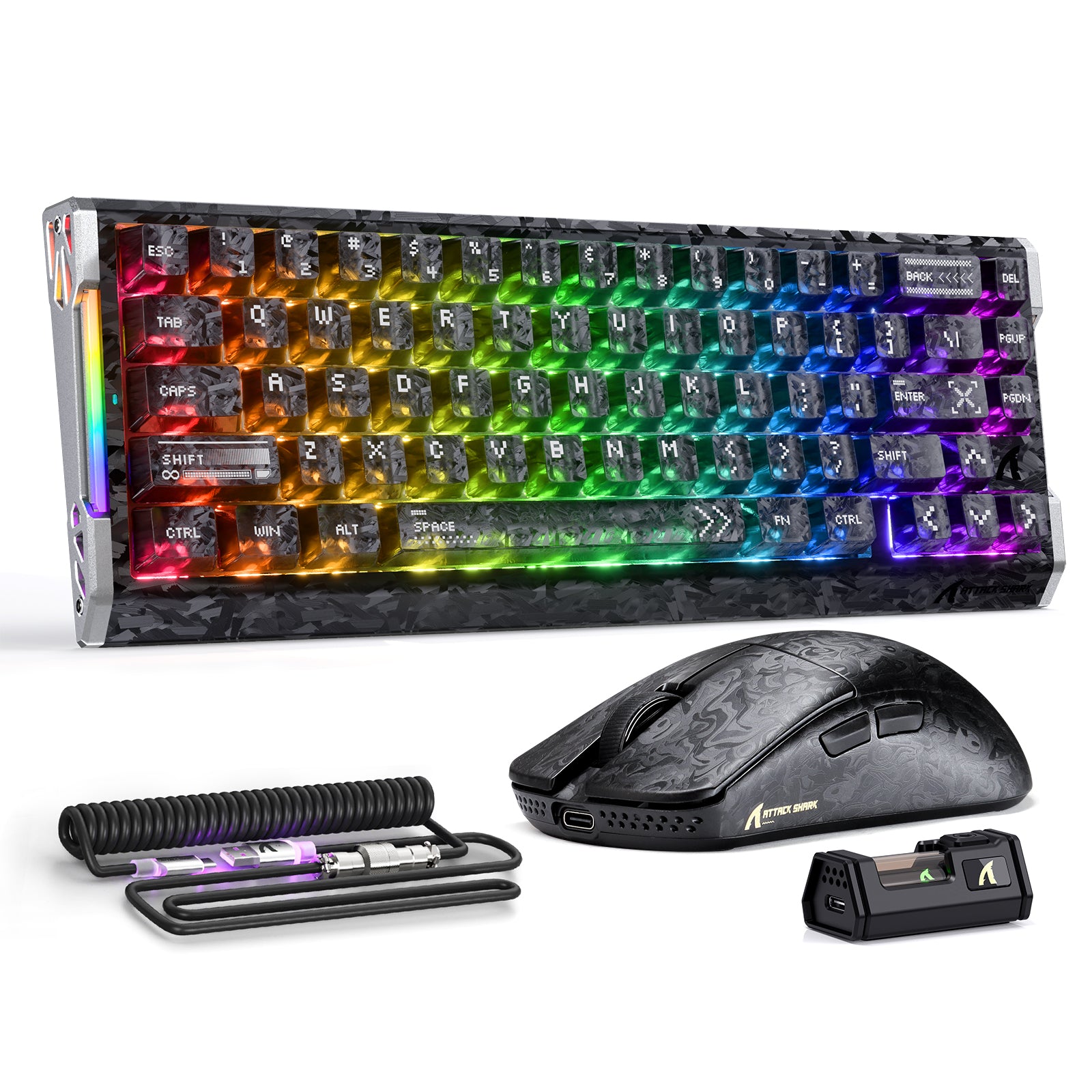 Carbon Fiber Bundle | 60% HE Keyboard & R11 Ultra Mouse - Attack Shark