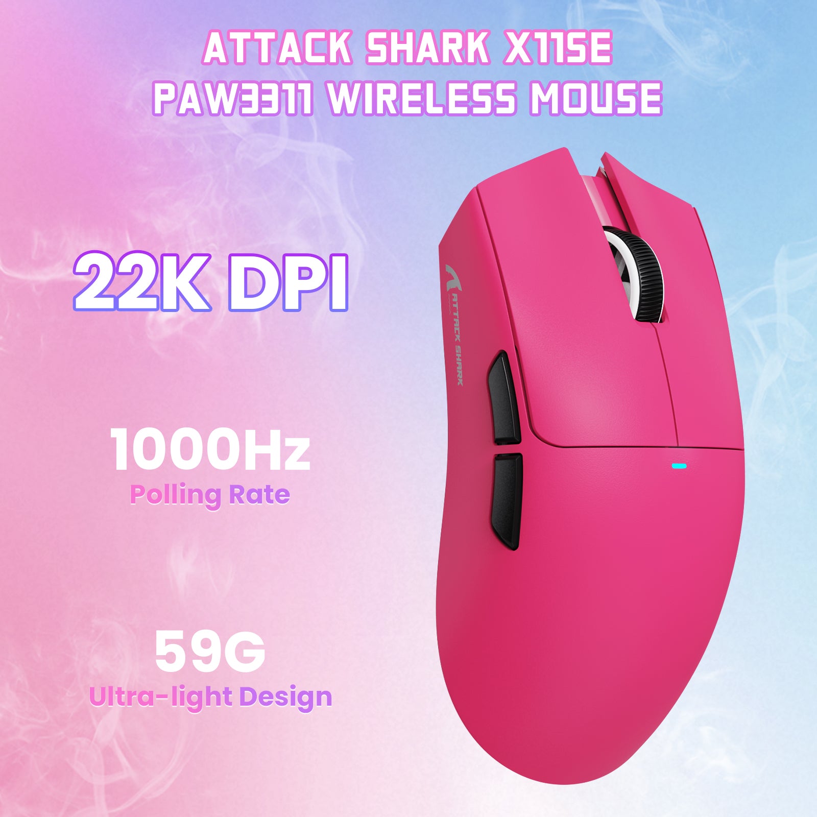 ATTACK SHARK X11SE Kabellose Gaming-Maus