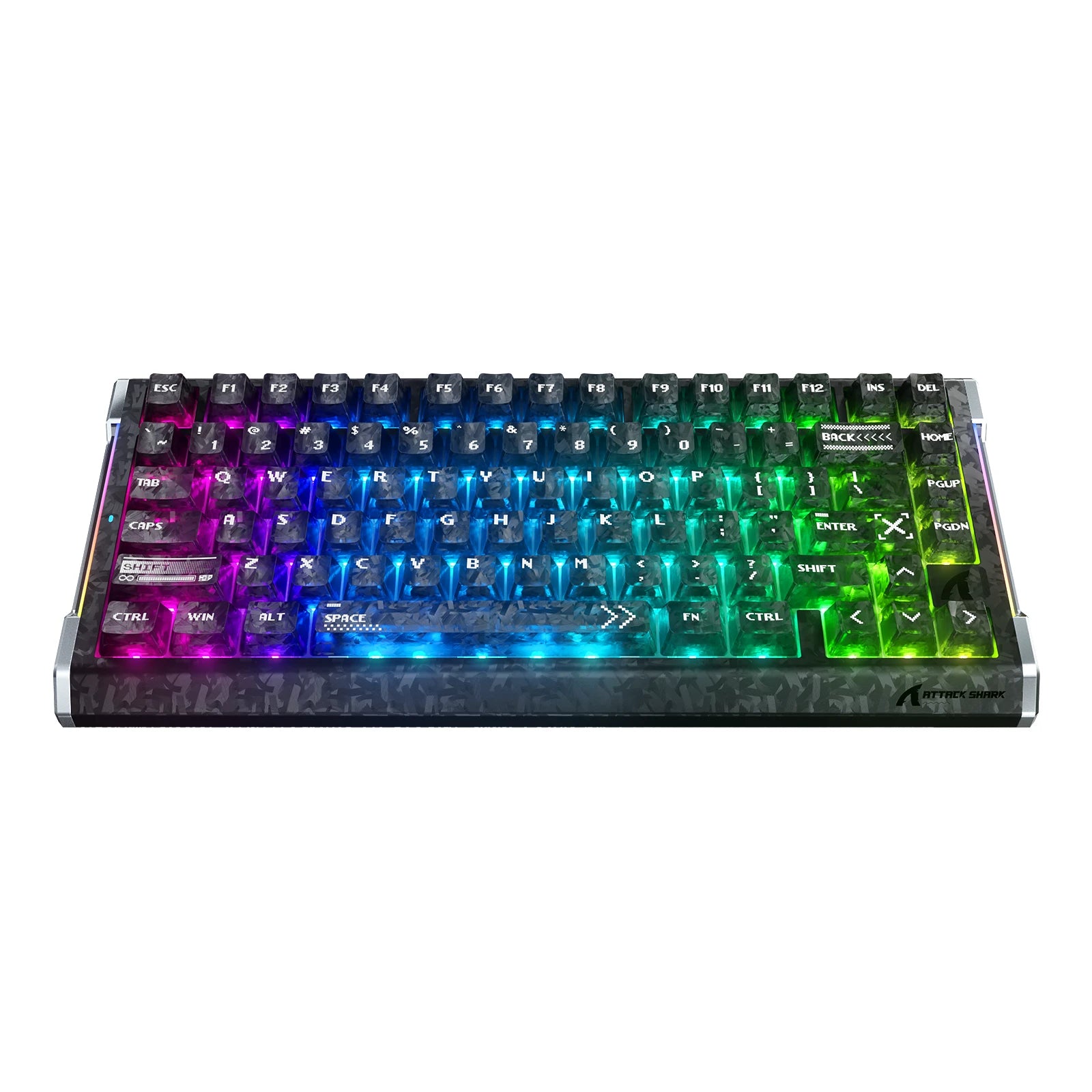 ATTACK SHARK R86 HE Carbonfaser-Tastatur mit Magnetschaltern und Rapid-Trigger-Technologie