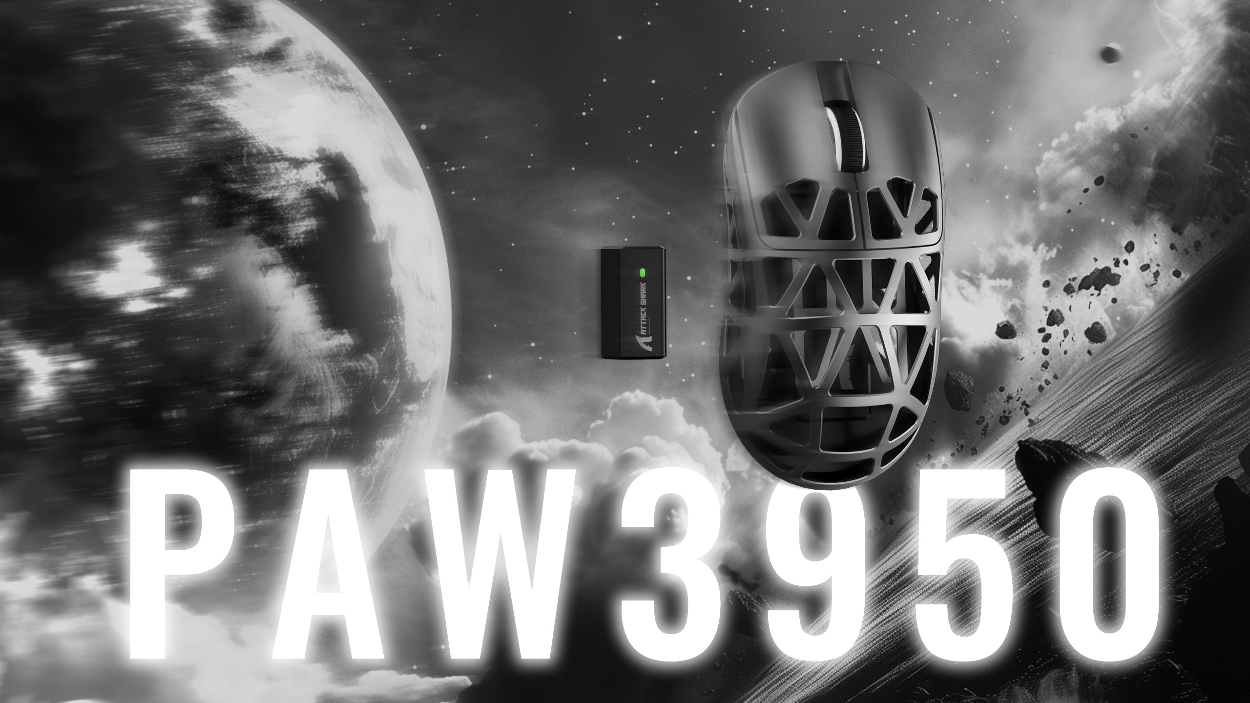ATTACK SHARK R2 Magnesium Alloy PAW3950 Gaming Mouse 8K (Not Include the Charging Dock)