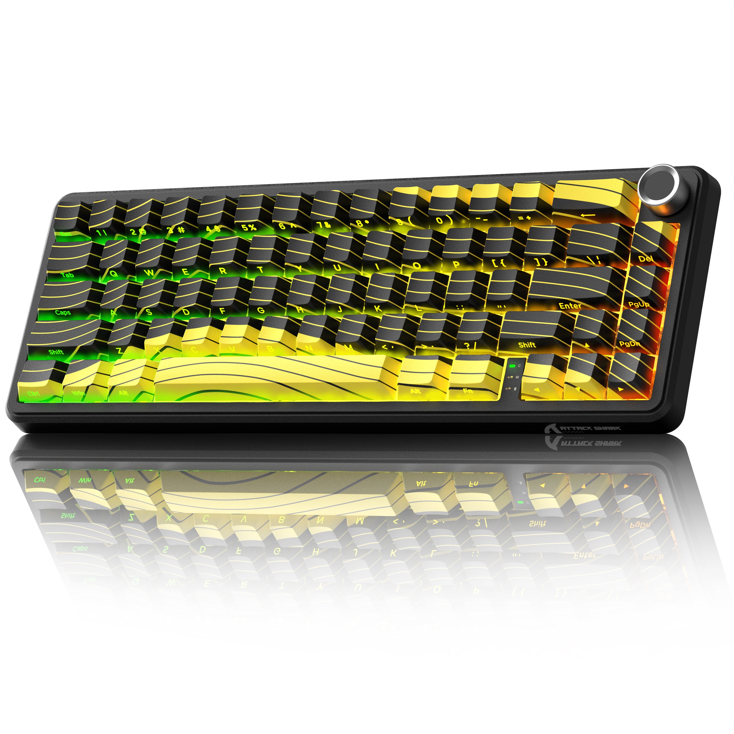 ATTACK SHARK X65PRO HE Kabellose Rapid Trigger-Tastatur mit Magnetschalter