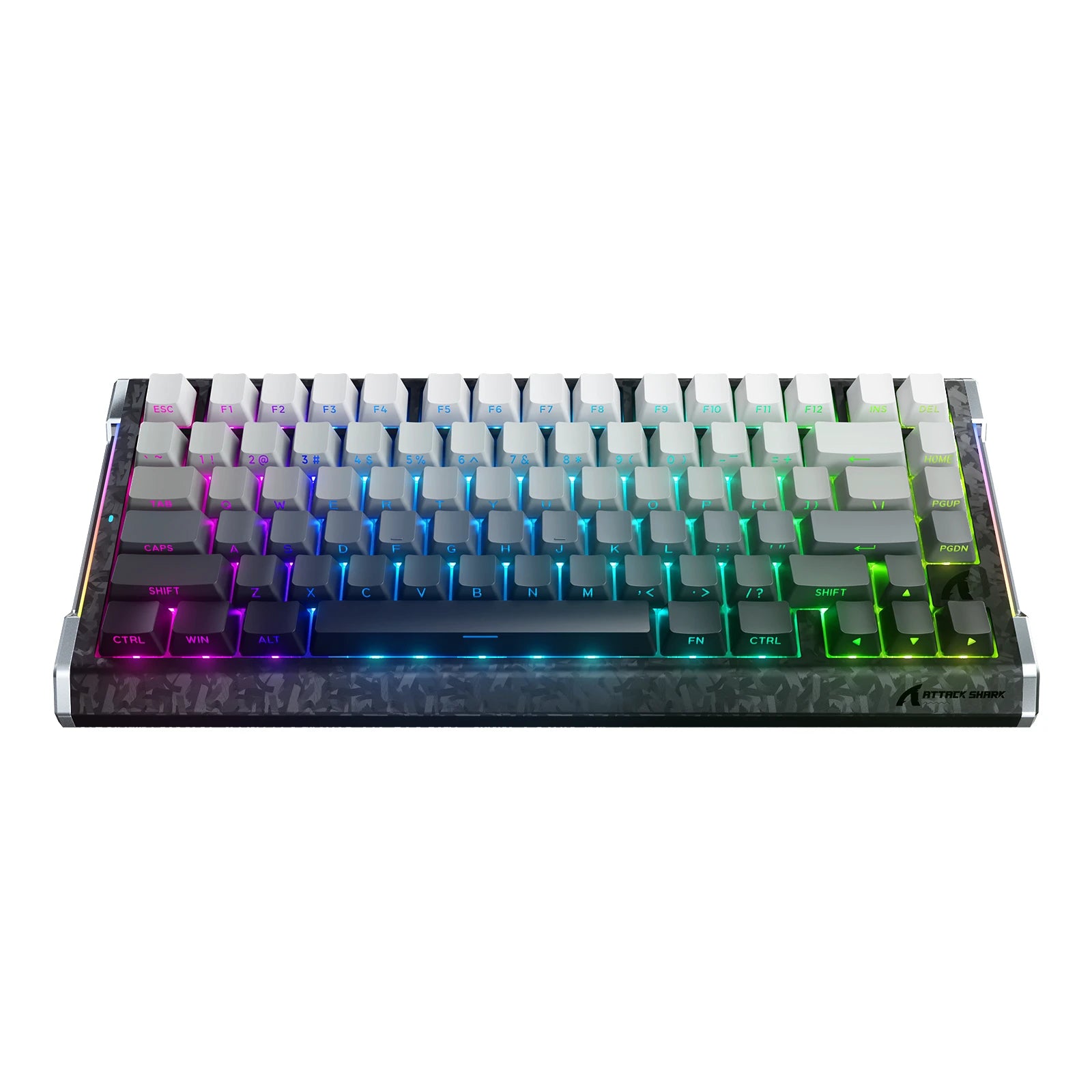 ATTACK SHARK R86 HE Carbonfaser-Tastatur mit Magnetschaltern und Rapid-Trigger-Technologie