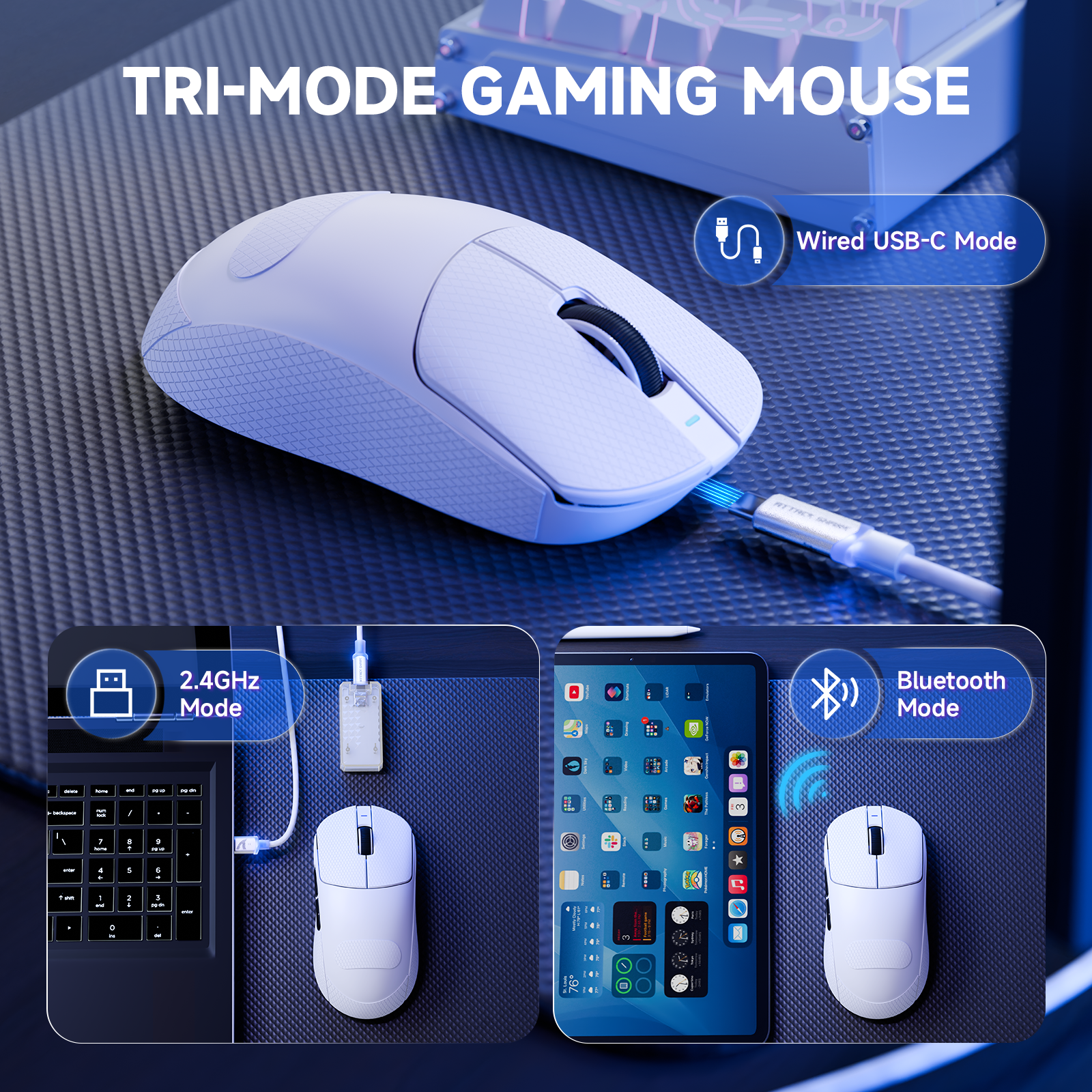 ATTACK SHARK X8PRO Ultra-Light Wireless Gaming Mouse & C06ULTRA Cable