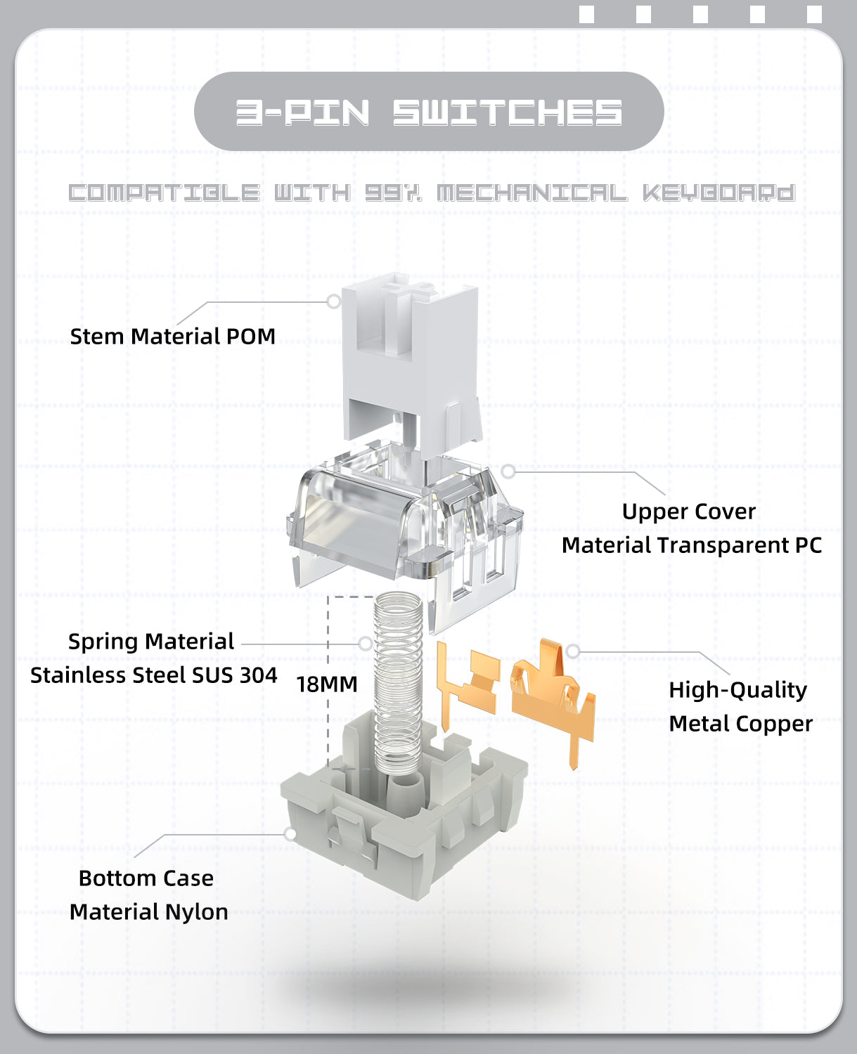 ATTACK SHARK V3 SWITCH SET