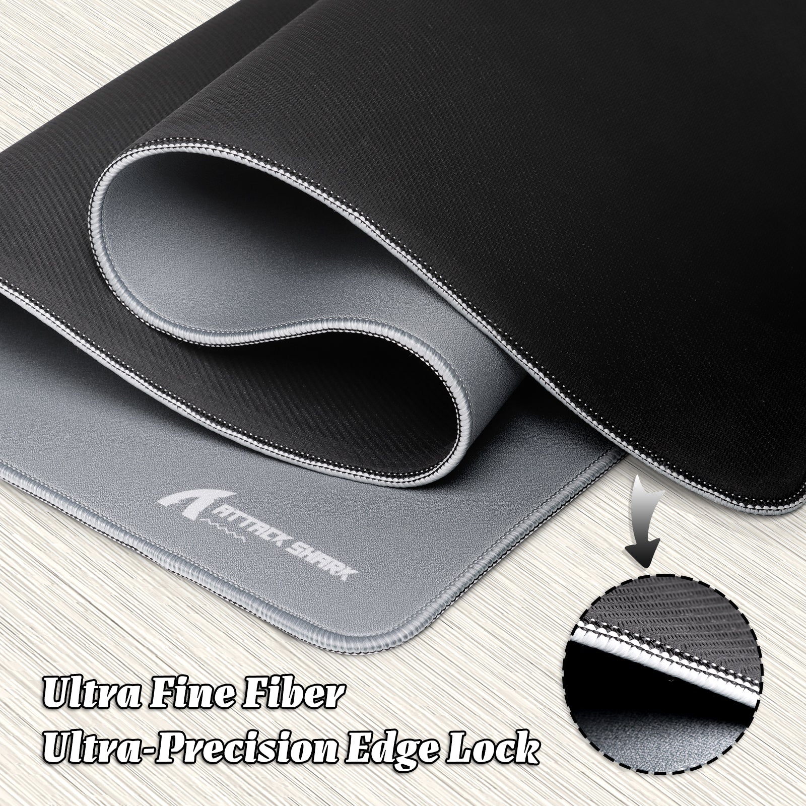 Alfombrilla para ratón de eSport ATTACK SHARK CM02PRO (900x400x4 MM)