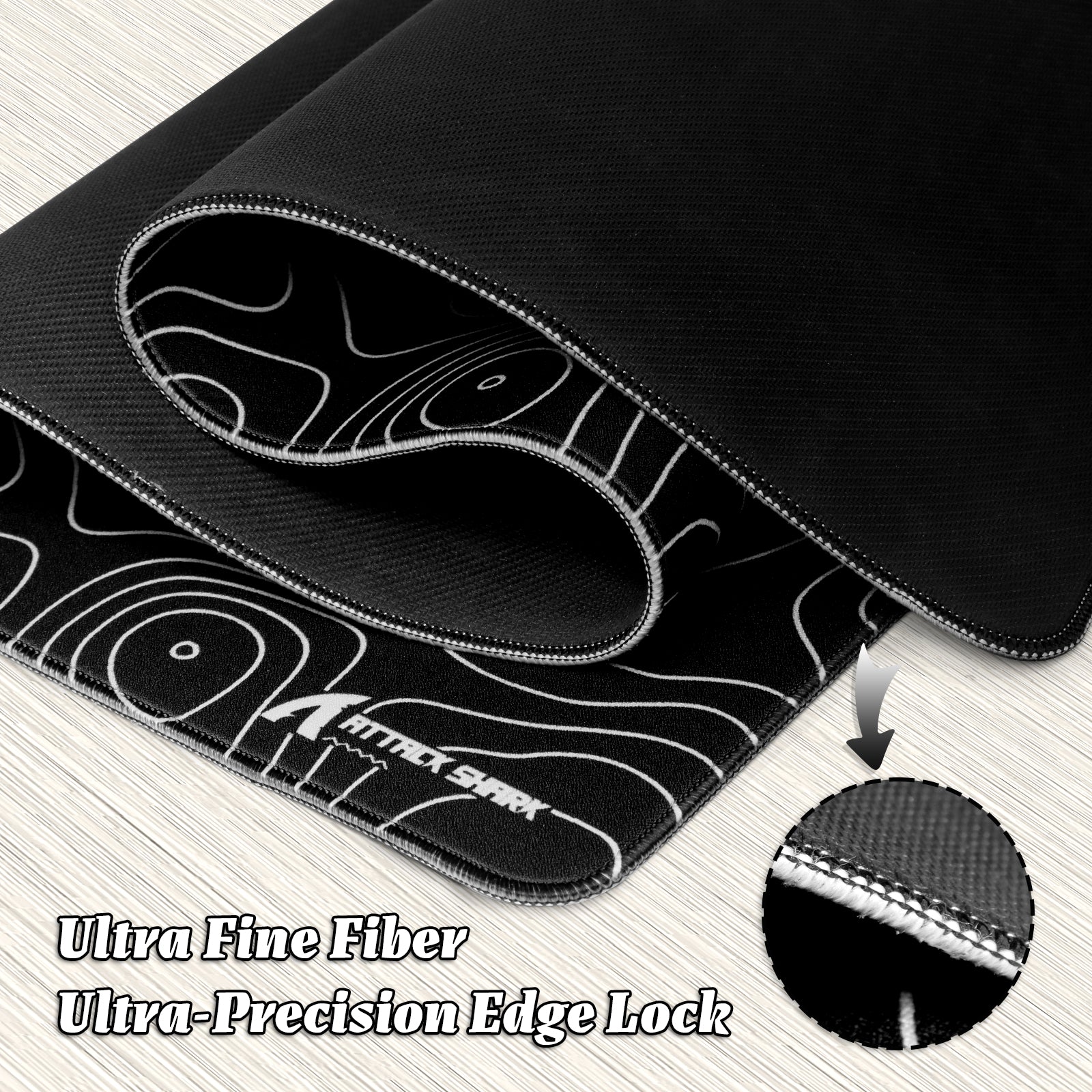 Alfombrilla para ratón de eSport ATTACK SHARK CM02PRO (900x400x4 MM)