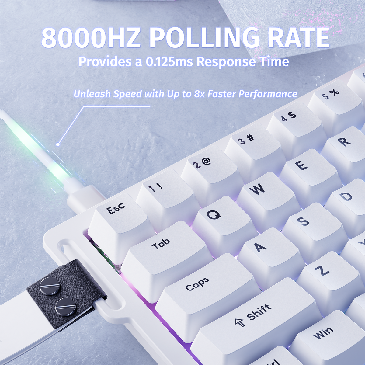 ATTACK SHARK X68 HE Tastiera Rapid Trigger con Switch Magnetico