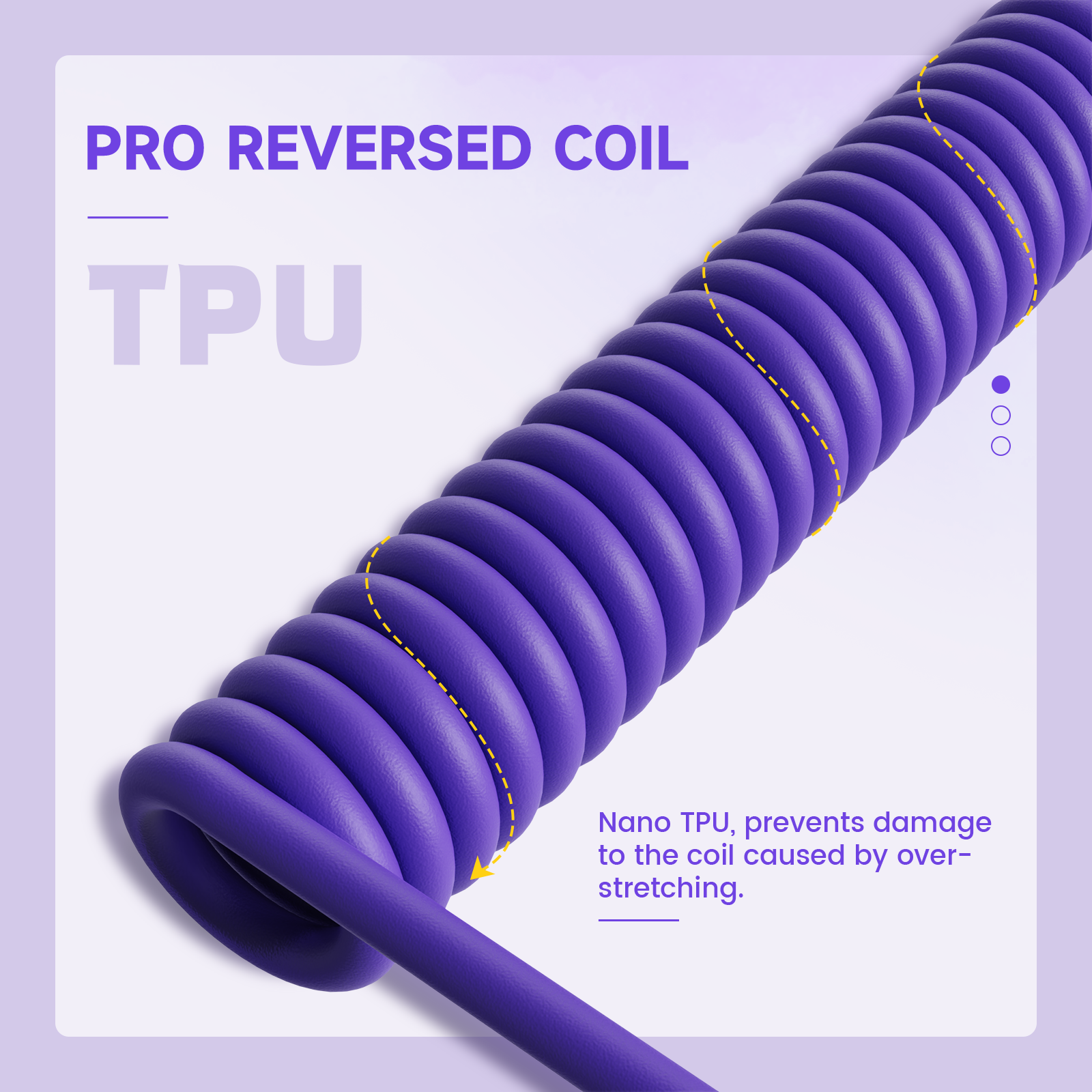 ATTACK SHARK C01Ultra Custom Aviator Kabel für 8KHz Magnetische Tastatur