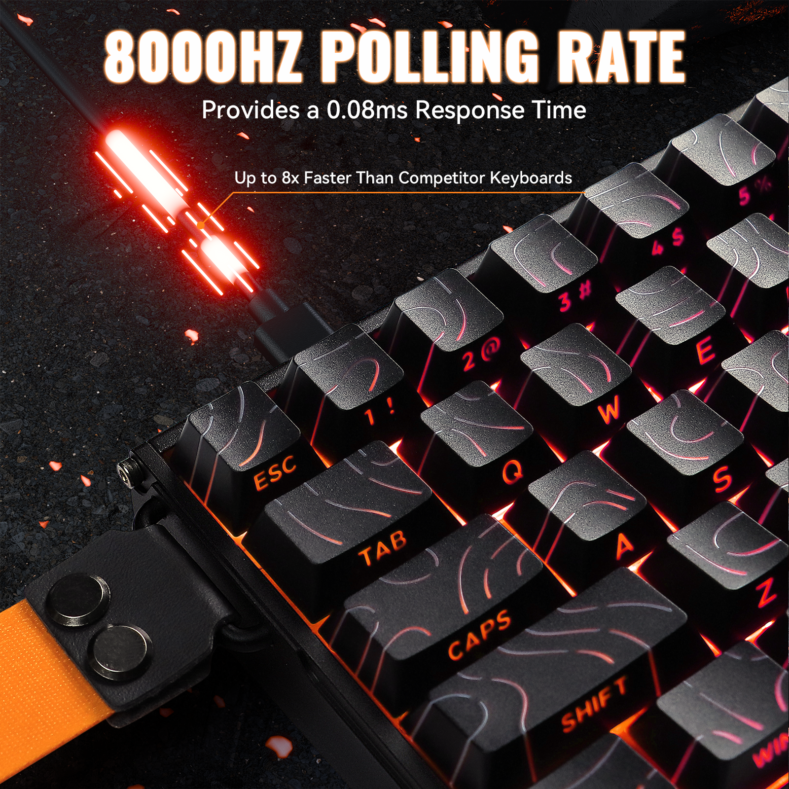 ATTACK SHARK X68MAX HE Rapid Trigger Aluminium-Tastatur mit Magnetschalter