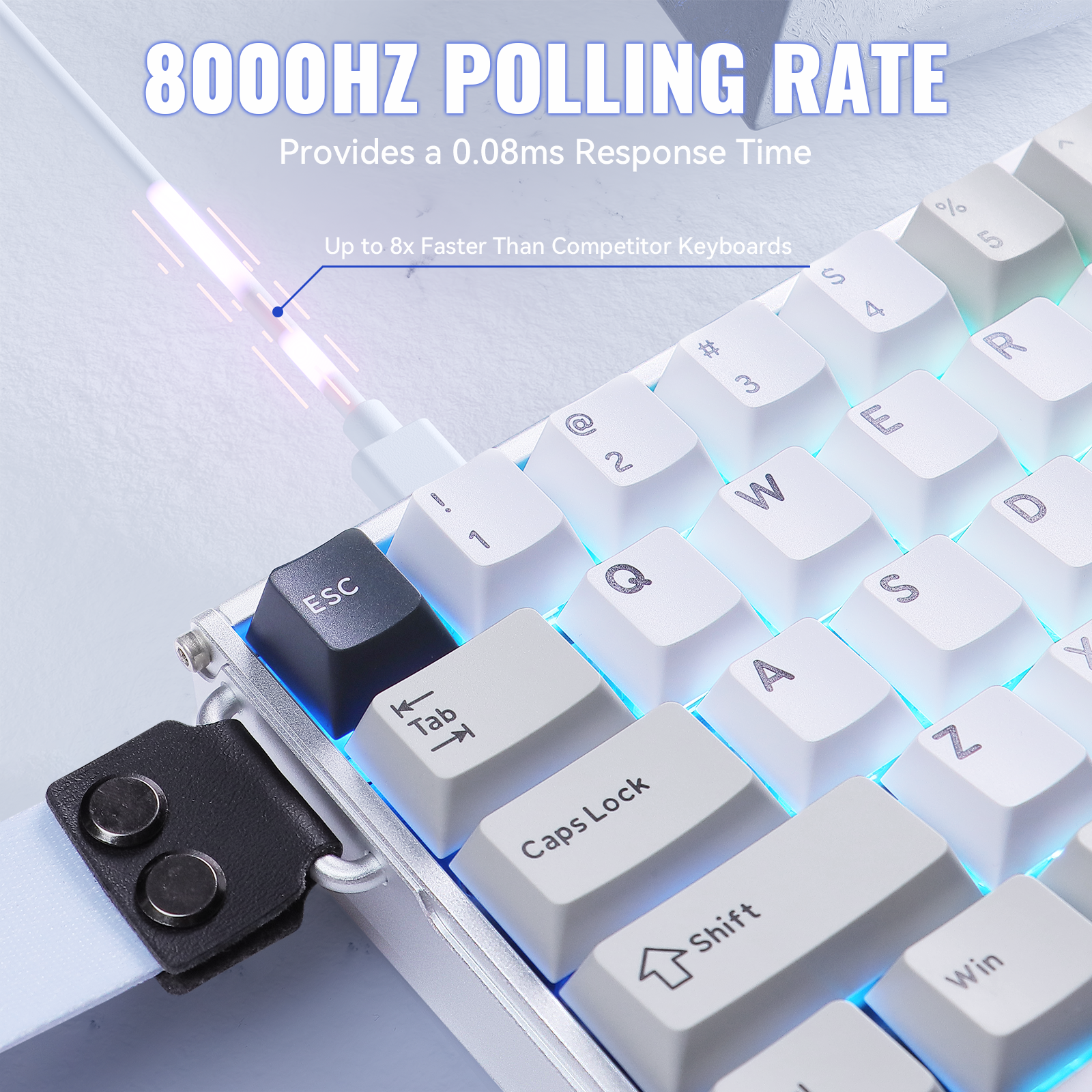 ATTACK SHARK X68MAX HE Rapid Trigger Aluminium-Tastatur mit Magnetschalter