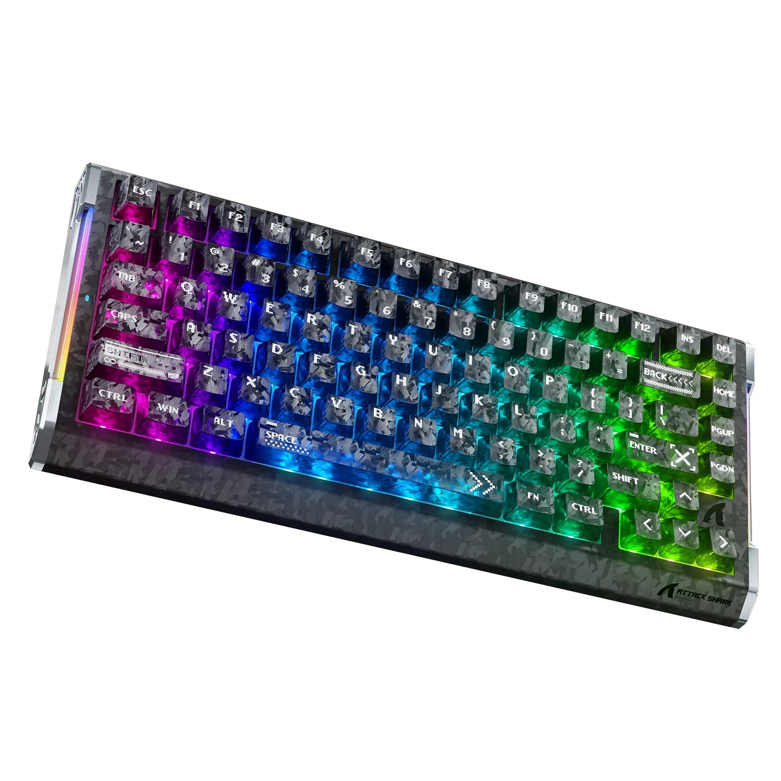ATTACK SHARK R86 HE Carbonfaser-Tastatur mit Magnetschaltern und Rapid-Trigger-Technologie