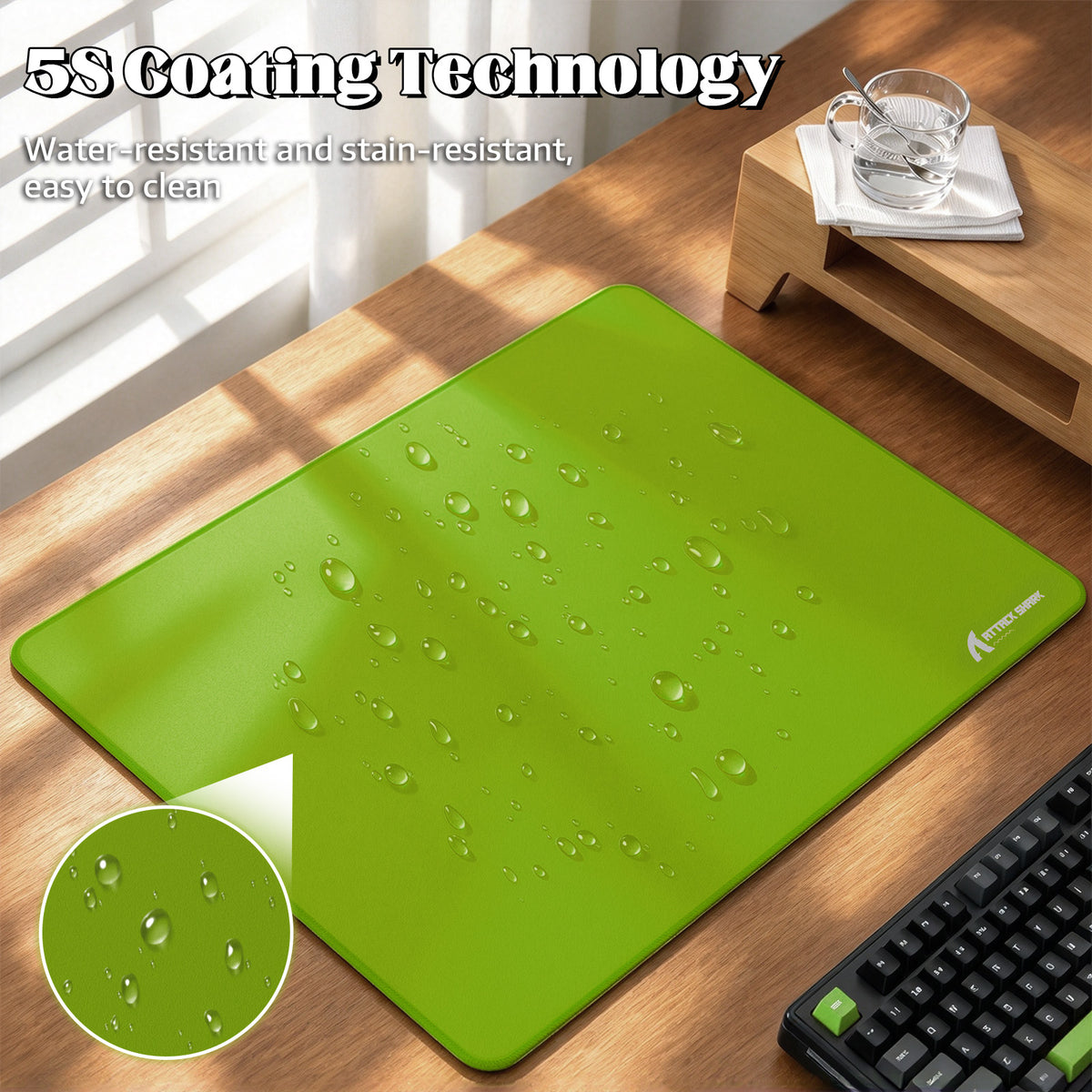 Tapis de souris gaming eSport ATTACK SHARK CM02SE (405x305x4 MM)