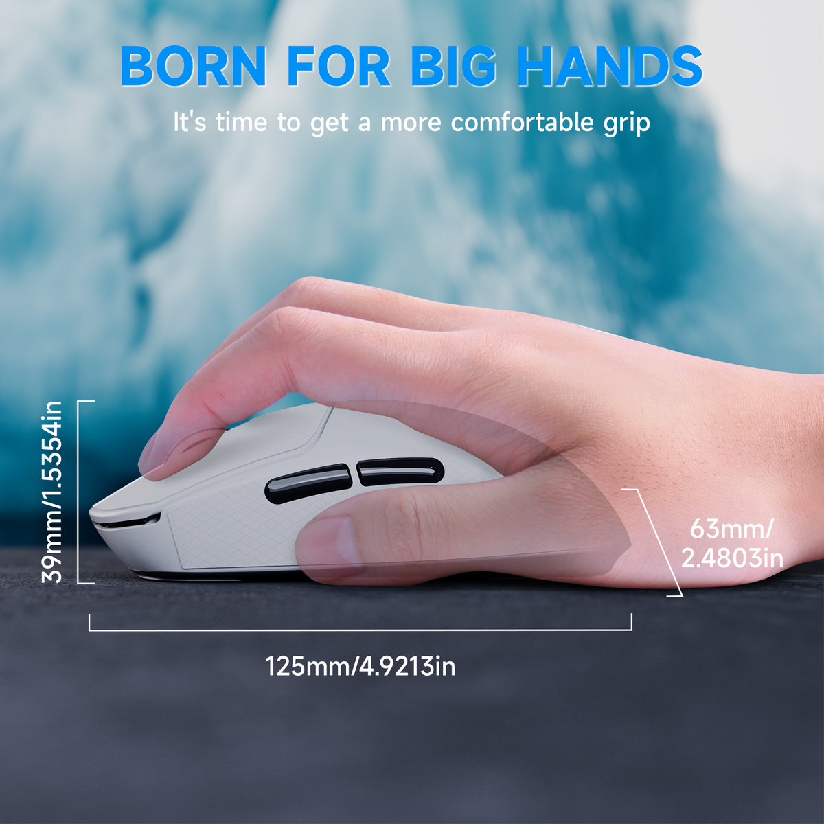 Mouse gamer sem fio de três modos ATTACK SHARK X8 PLUS com cabo C06 ULTRA