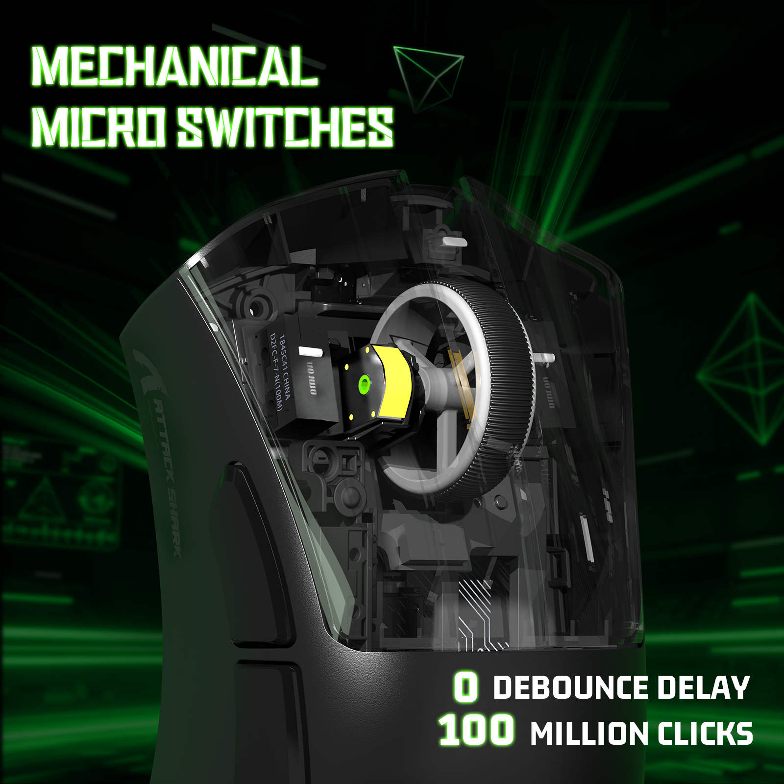 Ratón para juegos ultraligero de tres modos ATTACK SHARK V3