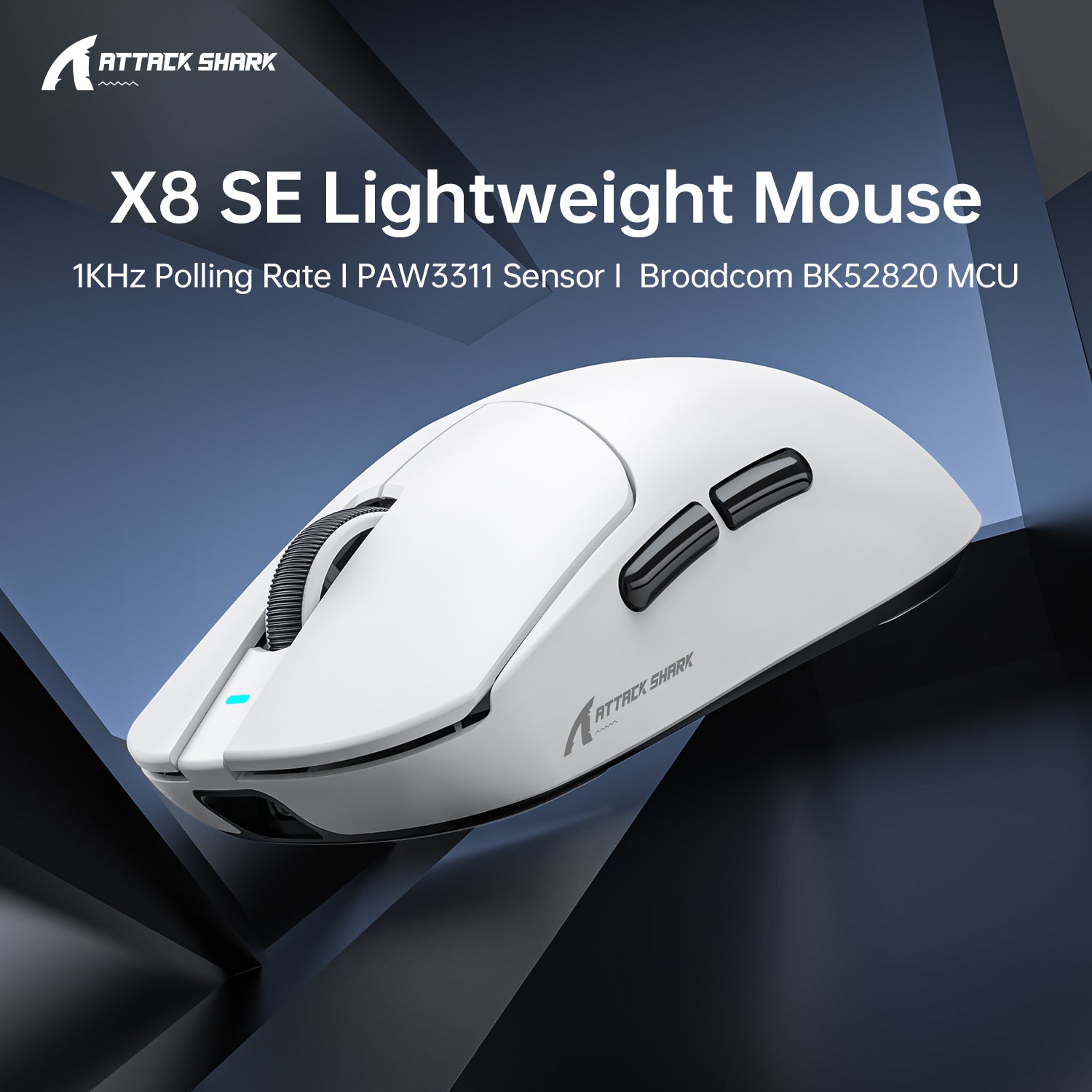 ATTACK SHARK X8SE Tri-mode Wireless Gaming Mouse 25000 DPI Ultra Lightweight