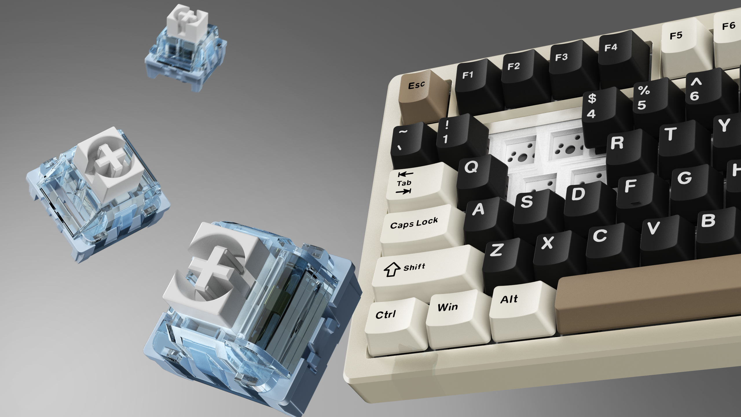 ATTACK SHARK X75 Full Aluminum Keyboard