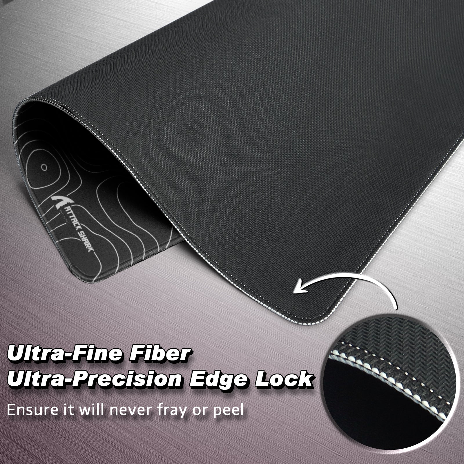 Tapis de souris de jeu eSport ATTACK SHARK CM02