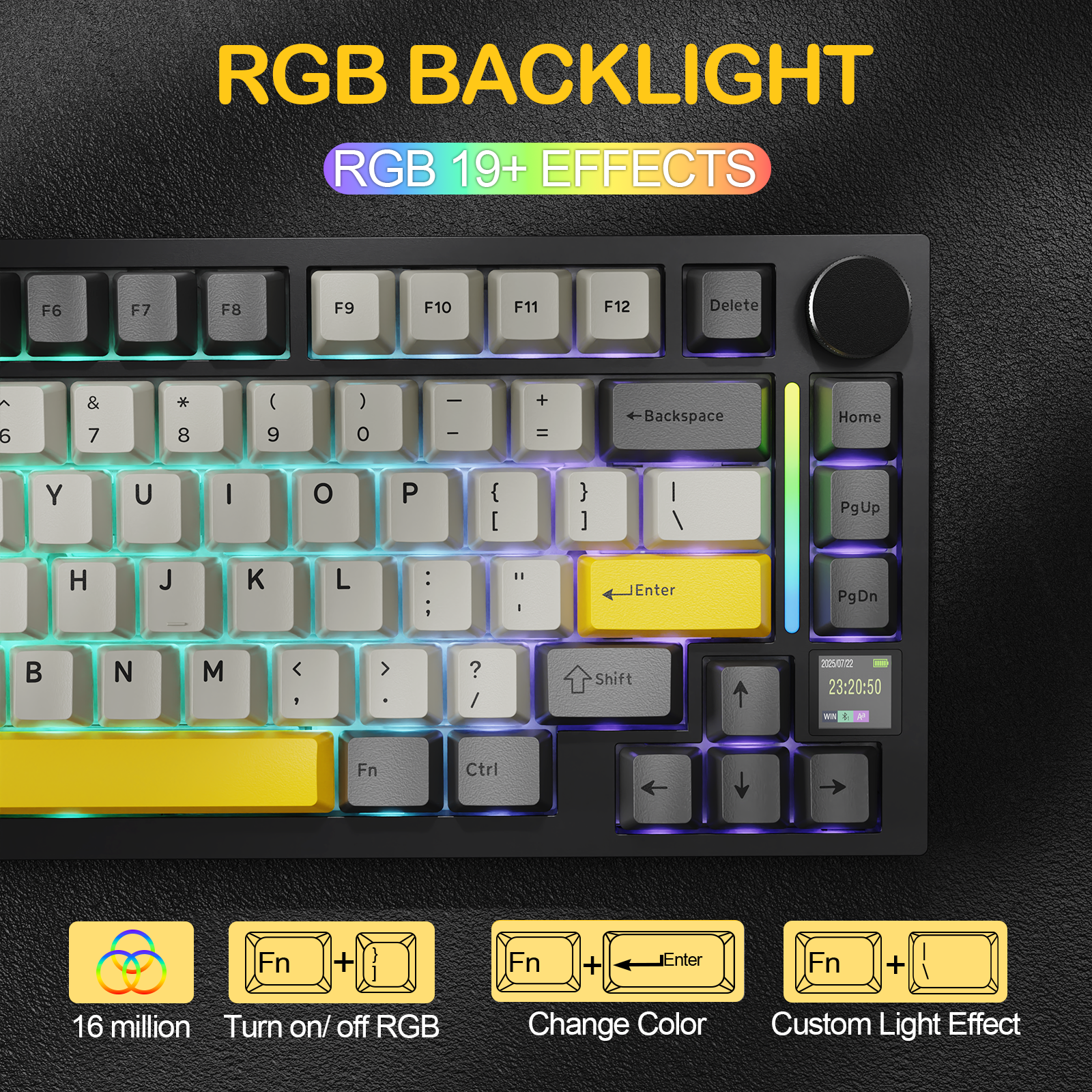 ATTACK SHARK X820Ultra Tri-mode 가스켓 기계식 키보드