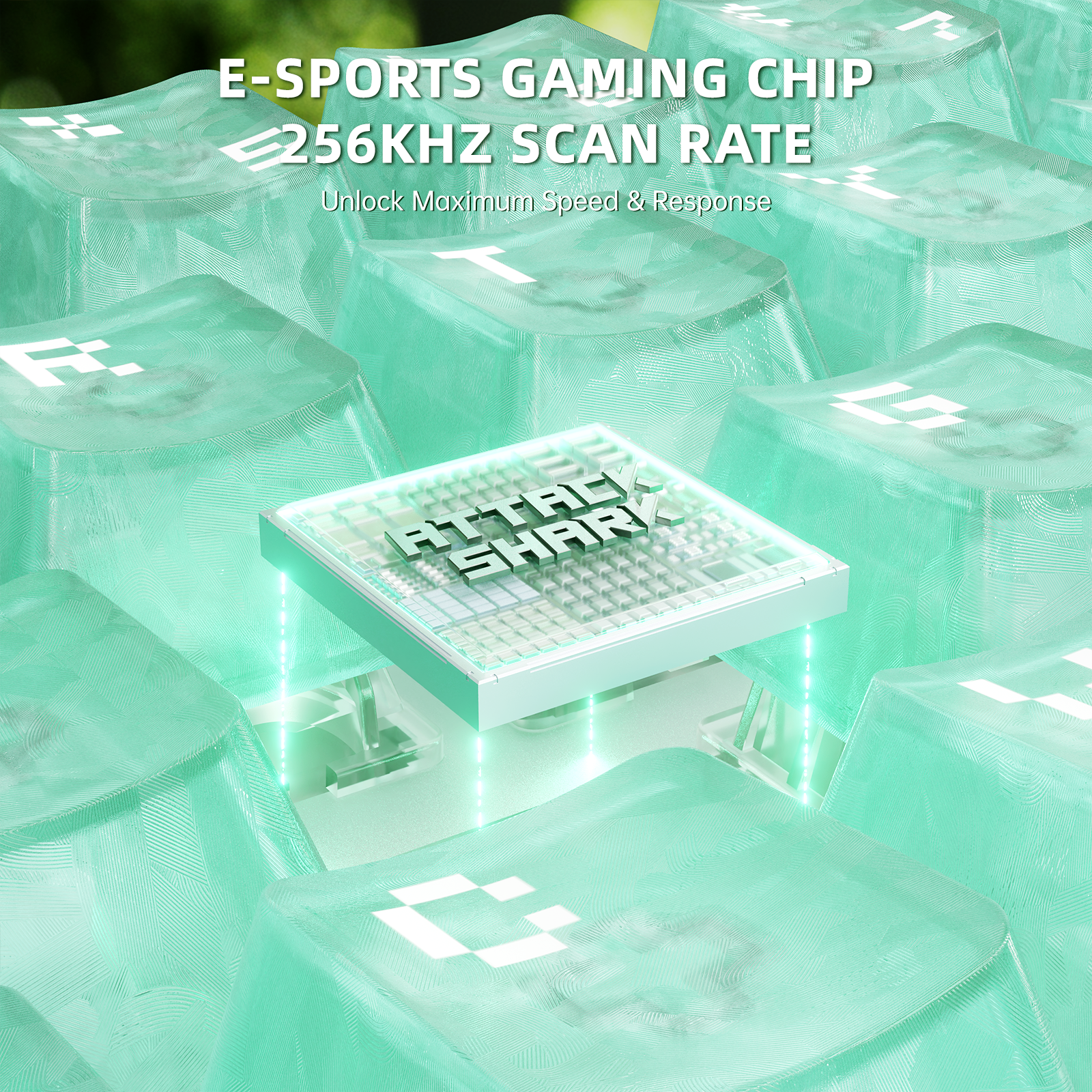 ATTACK SHARK R68 HE Carbon Fiber Rapid Trigger Keyboard Magnetic Switch