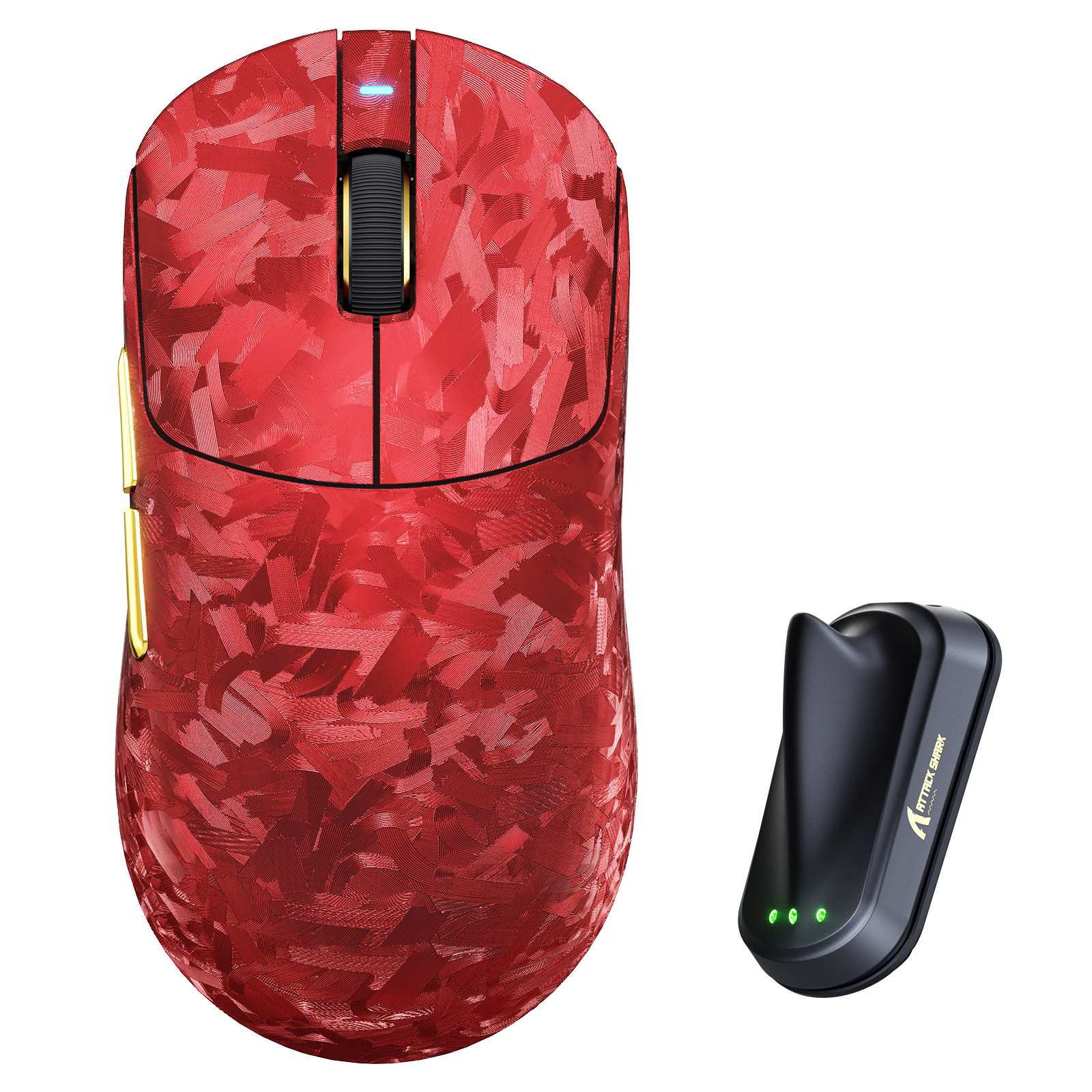 Vorbestellung: ATTACK SHARK RS3 ULTRA Carbonfaser Kabellose PAW3955MAX Gaming-Maus