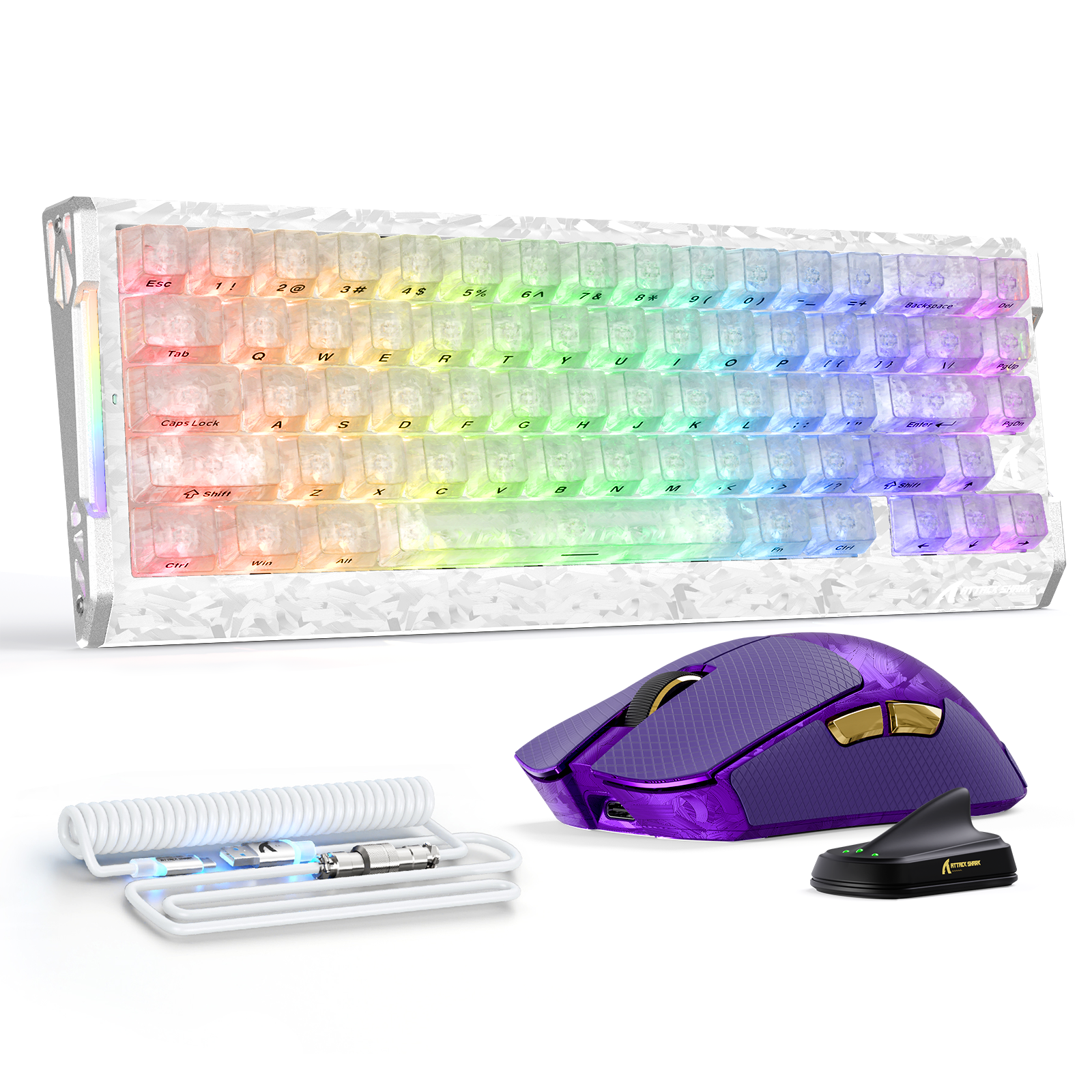 ATTACK SHARK X11 ULTRA & R68 HE Carbon Fiber Gaming Bundle