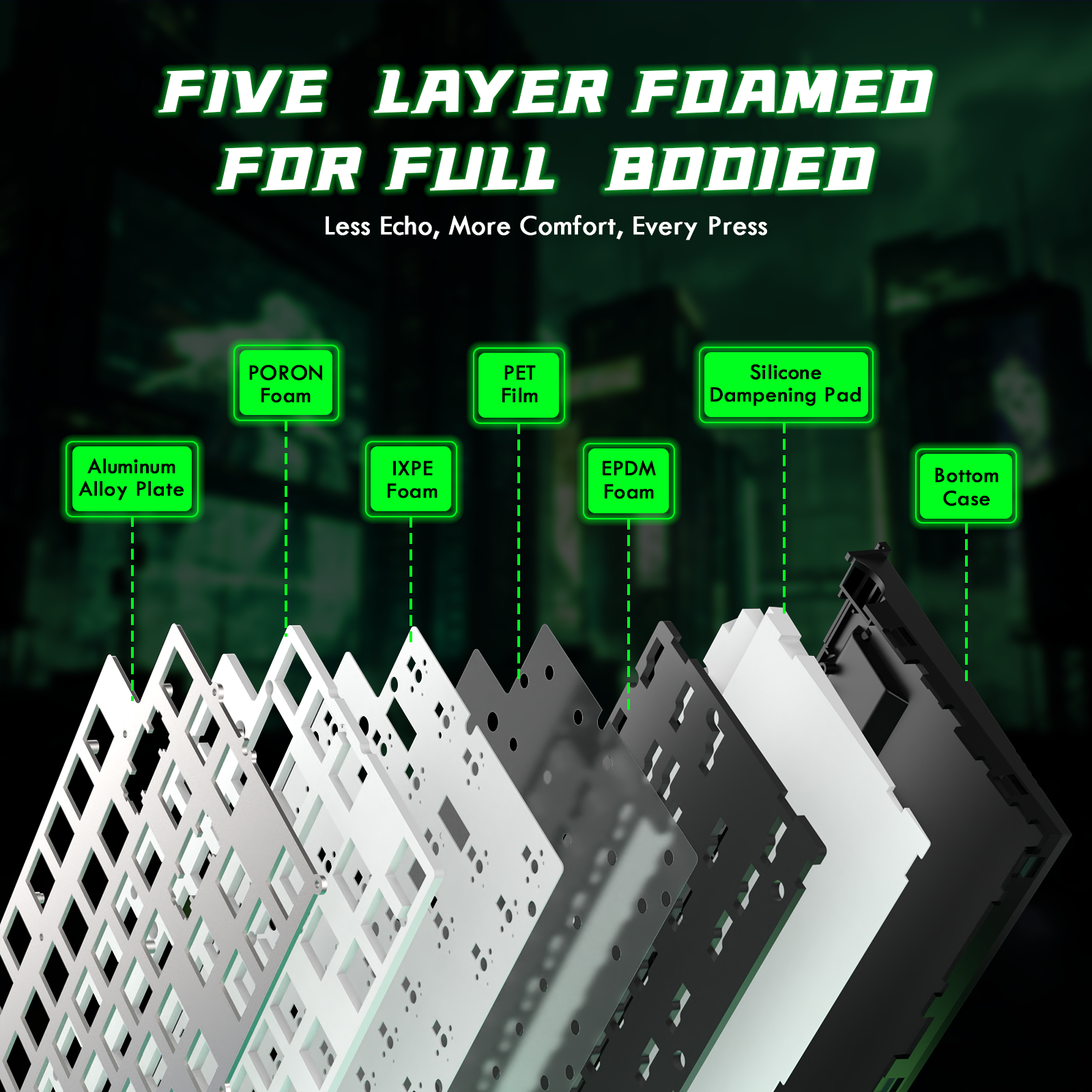 ATTACK SHARK R85 HE Rapid Trigger-Tastatur mit Magnetschalter und benutzerdefinierter Leuchtbox