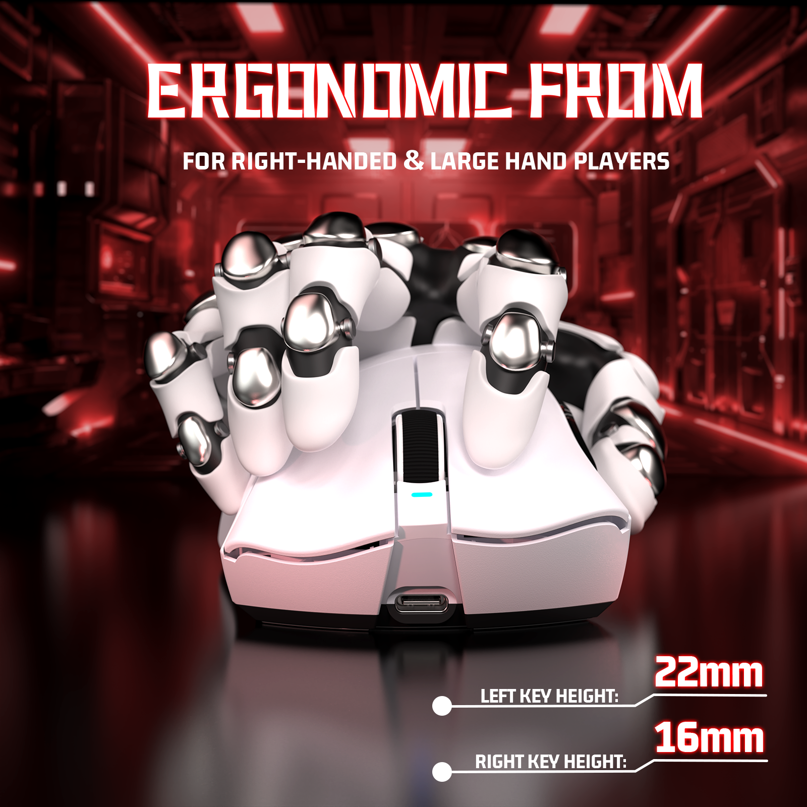 Ratón para juegos ultraligero de tres modos ATTACK SHARK V3