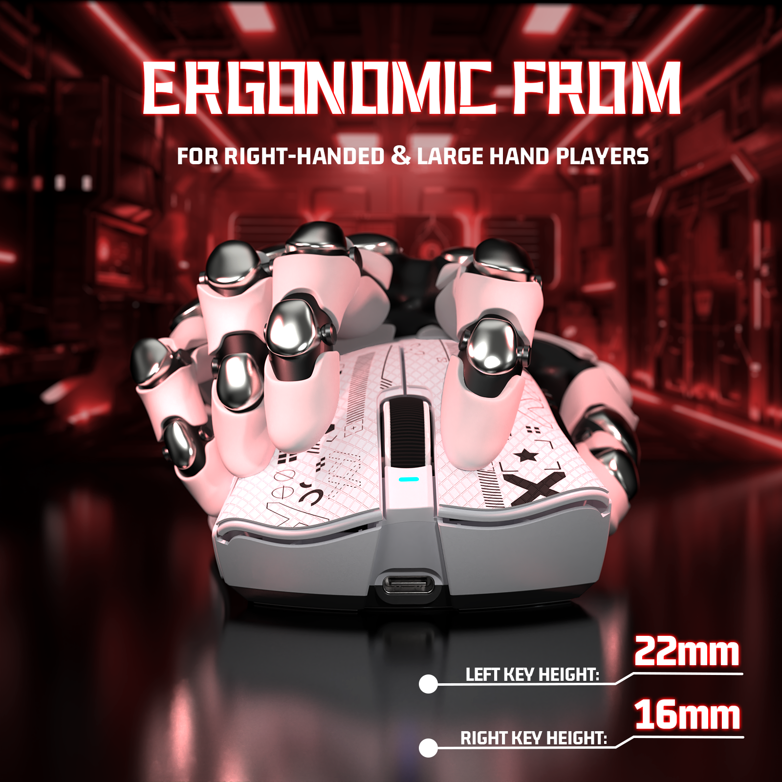 Ratón para juegos ultraligero de tres modos ATTACK SHARK V3