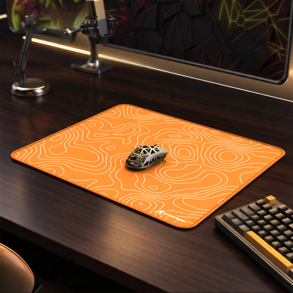 ATTACK SHARK CM02 Tapis de souris eSport (450x400x4 mm)