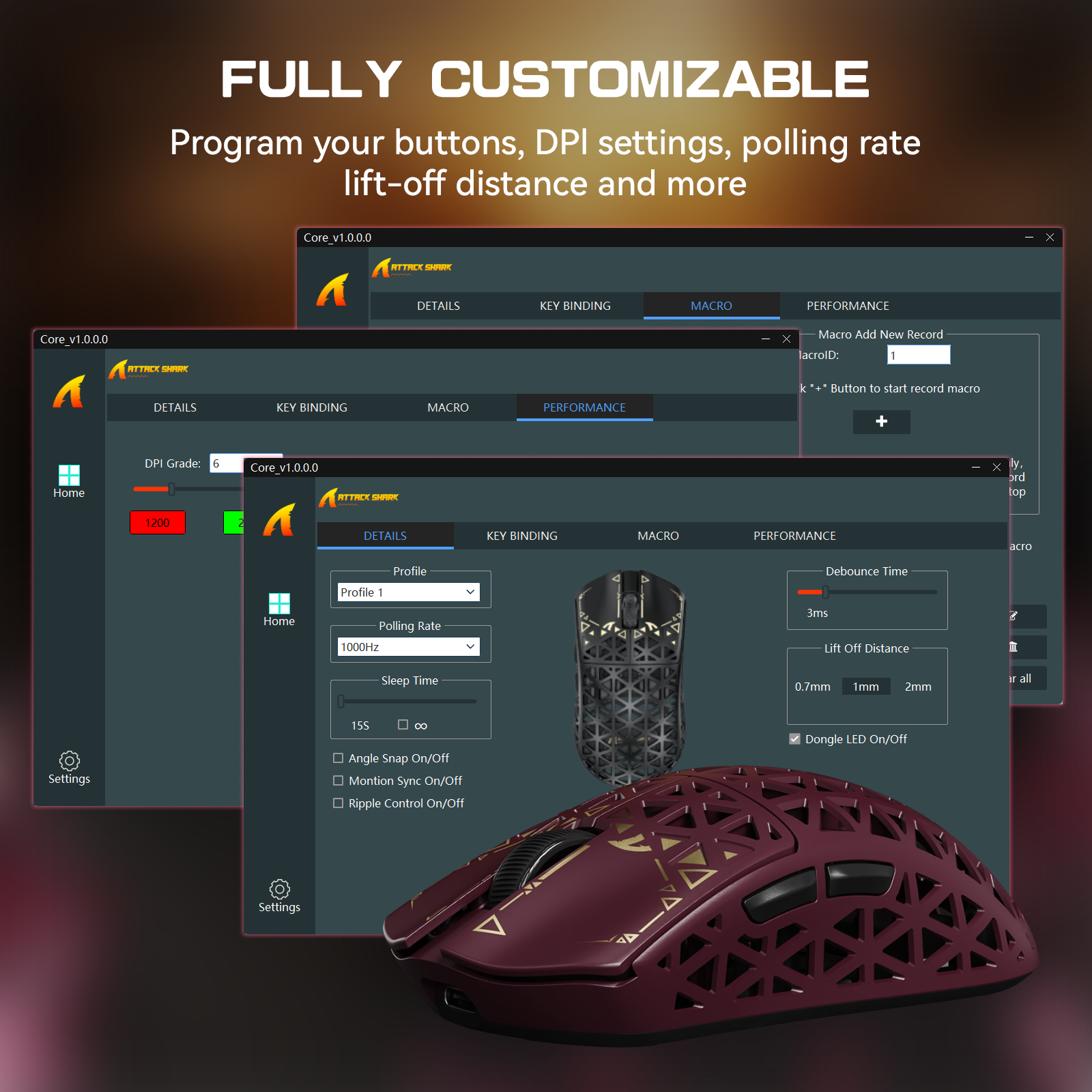 ATTACK SHARK R5 Ultra Carbon Fiber Wireless 8K PAW3950MAX Gaming Mouse