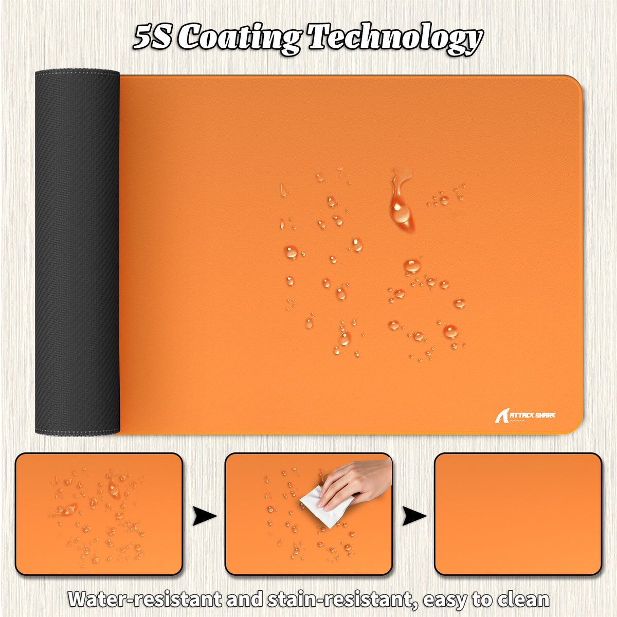 Tapis de Souris Gaming eSport ATTACK SHARK CM02PRO (900x400x4 MM)