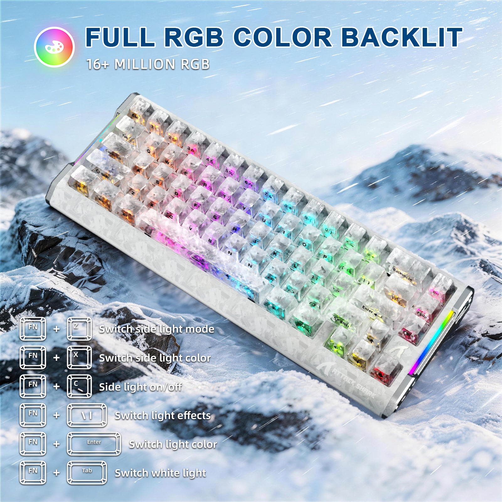 ATTACK SHARK R68 HE & R5 ULTRA カーボンファイバーゲーミングバンドル