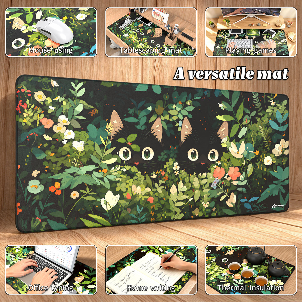 Tapis de Souris Gaming eSport ATTACK SHARK CM02PRO (900x400x4 MM)