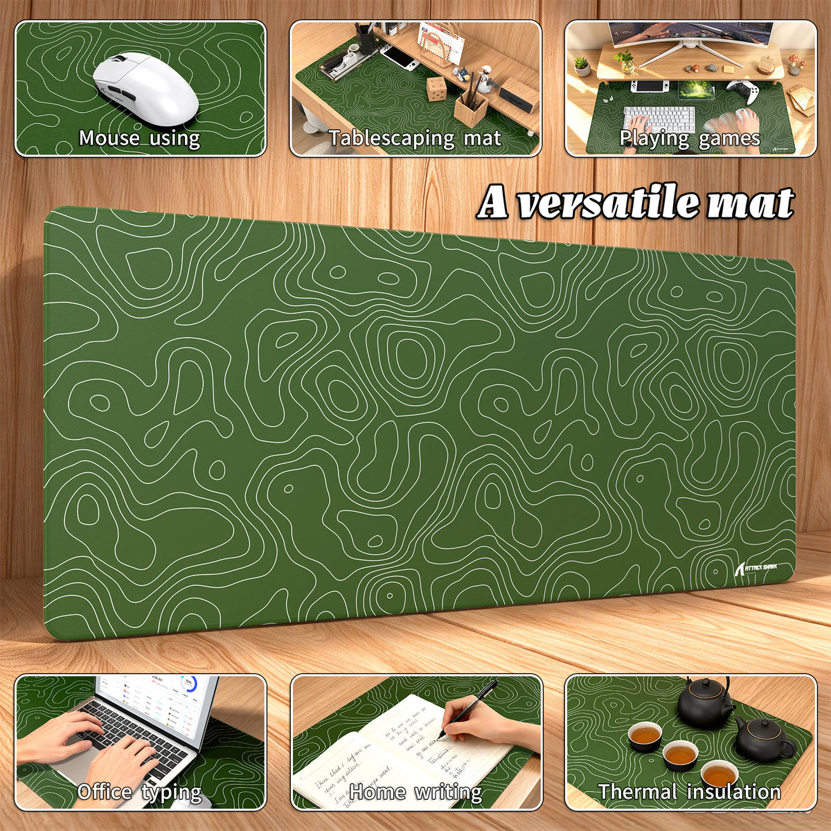 Tapis de Souris Gaming eSport ATTACK SHARK CM02PRO (900x400x4 MM)