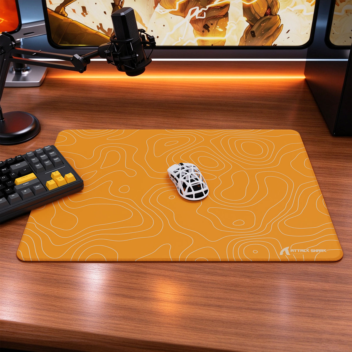 Tapis de souris gaming eSport ATTACK SHARK CM02SE (405x305x4 MM)
