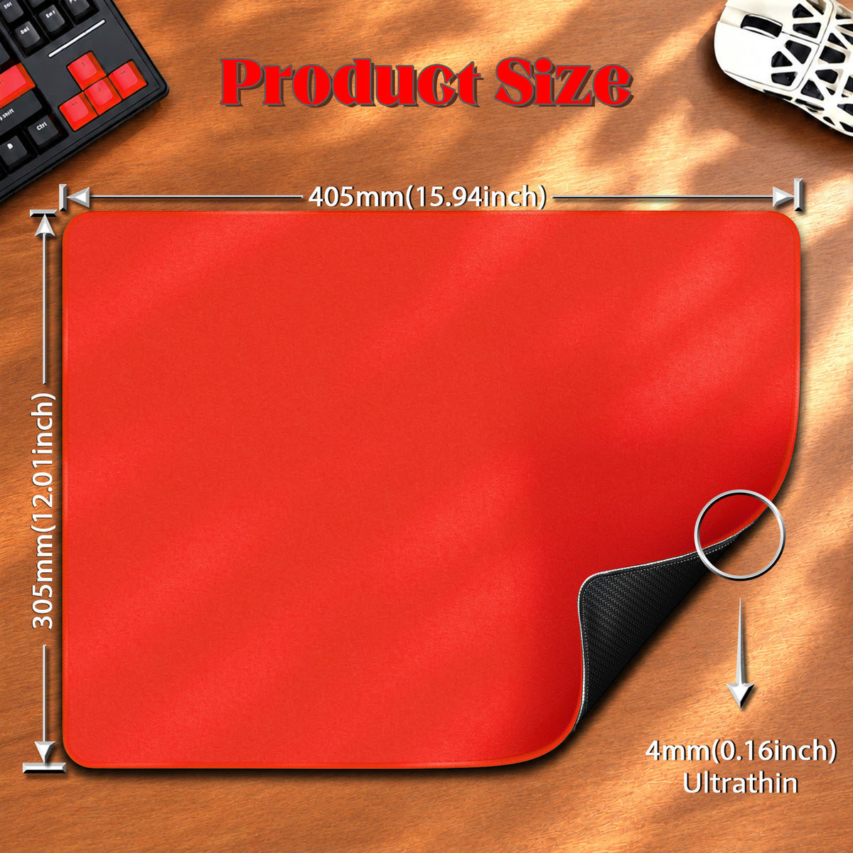 Tapis de souris gaming eSport ATTACK SHARK CM02SE (405x305x4 MM)