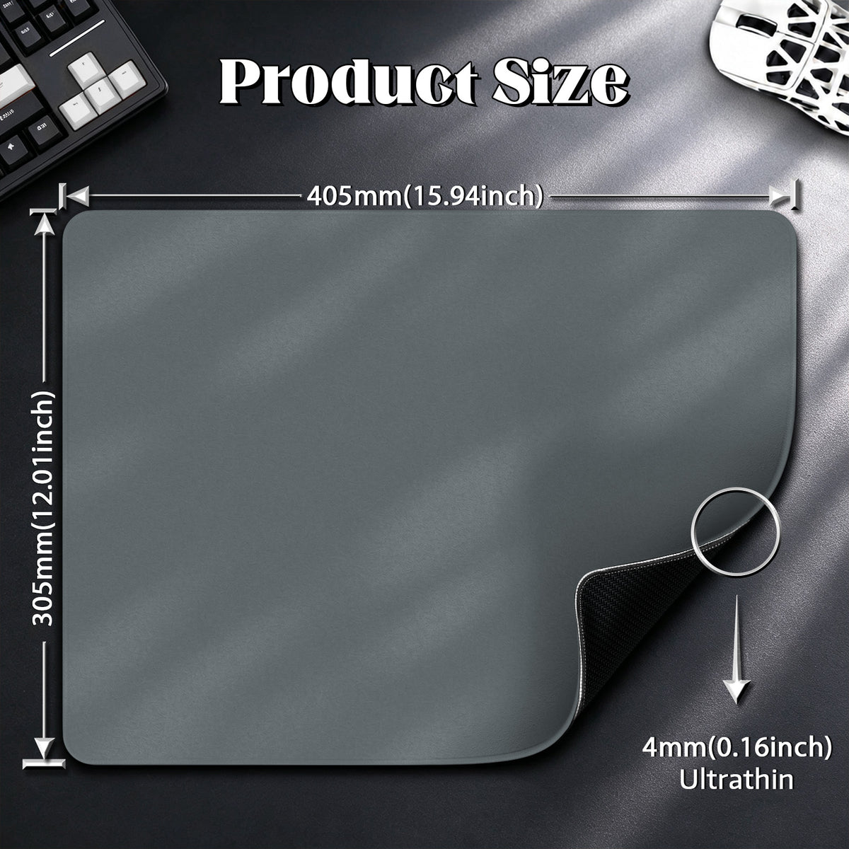 Tapis de souris gaming eSport ATTACK SHARK CM02SE (405x305x4 MM)