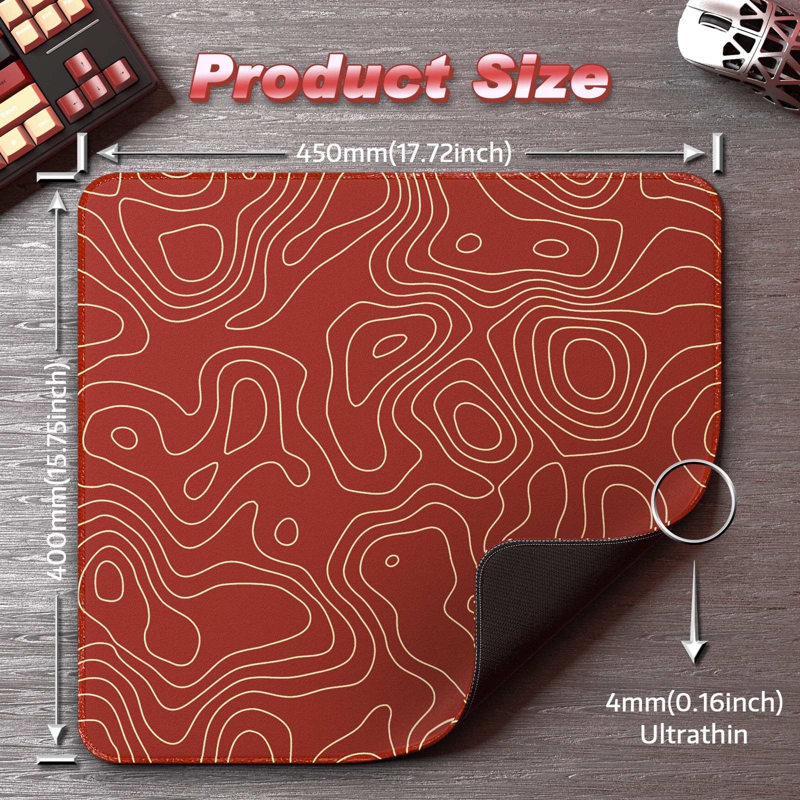 Tapis de souris de jeu eSport ATTACK SHARK CM02