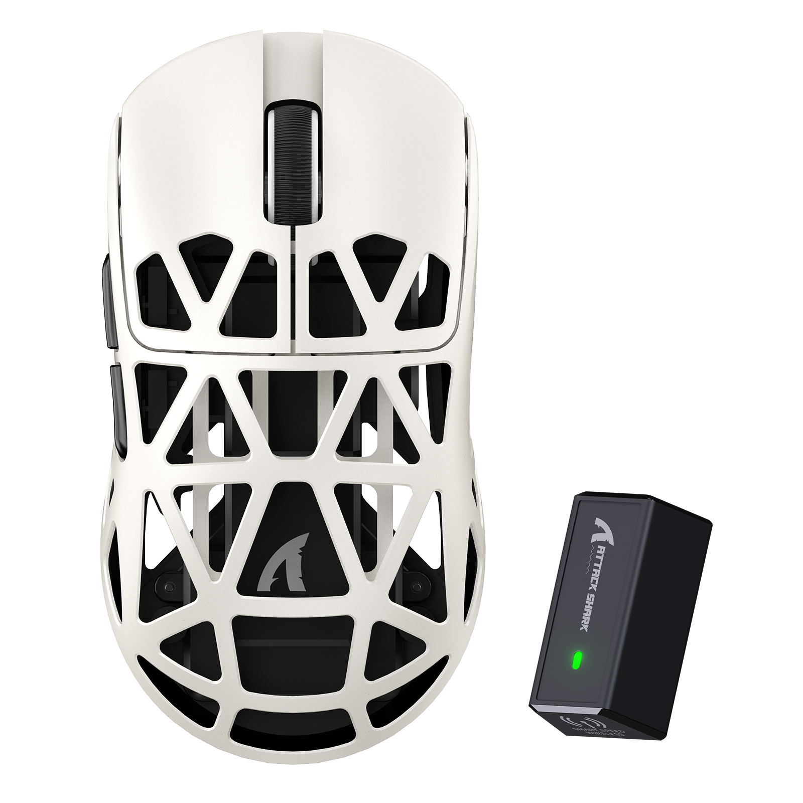 ATTACK SHARK R2 Souris de jeu PAW3950 en alliage de magnésium 8K (Station de charge non incluse)