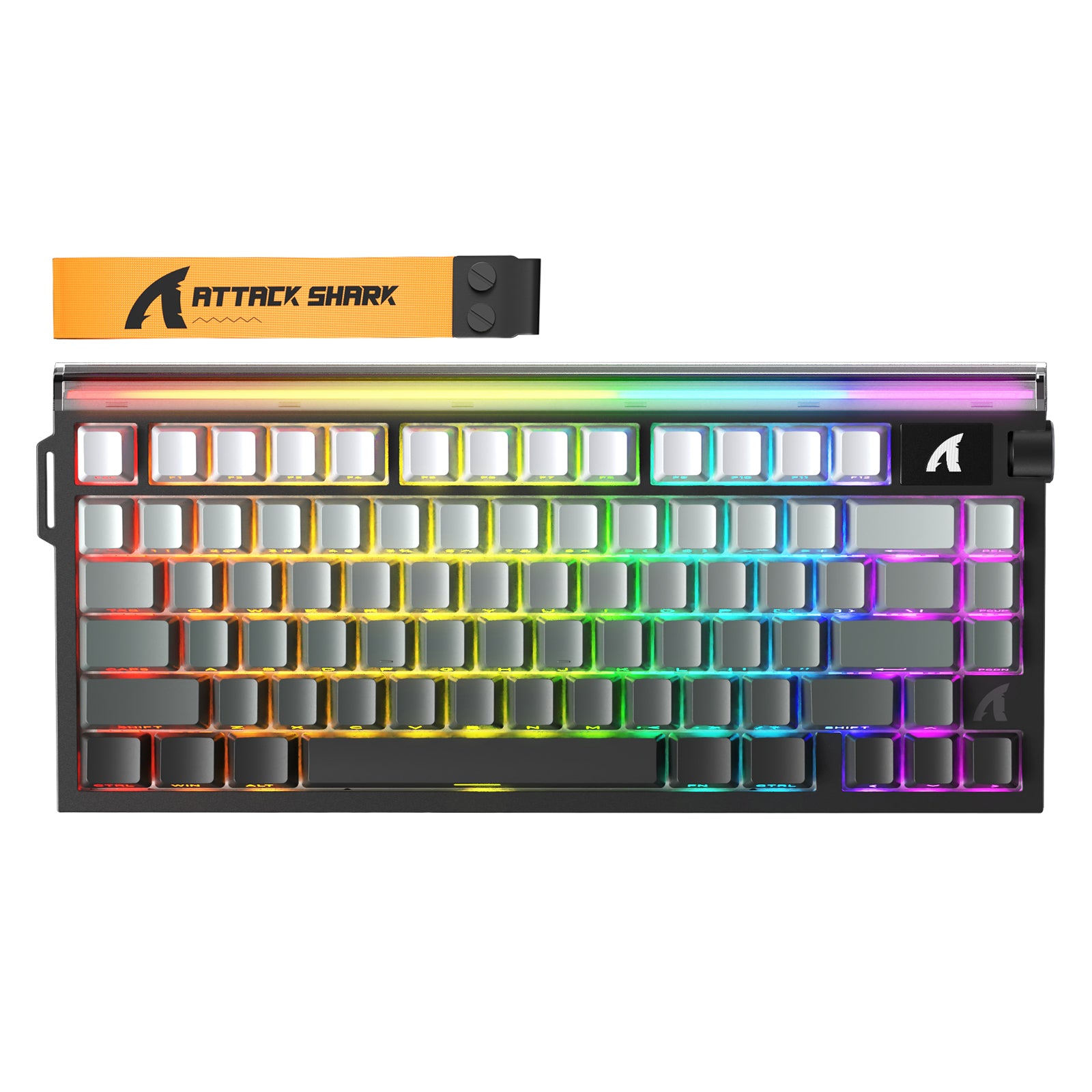 ATTACK SHARK R85 HE Rapid Trigger-Tastatur mit Magnetschalter und benutzerdefinierter Leuchtbox