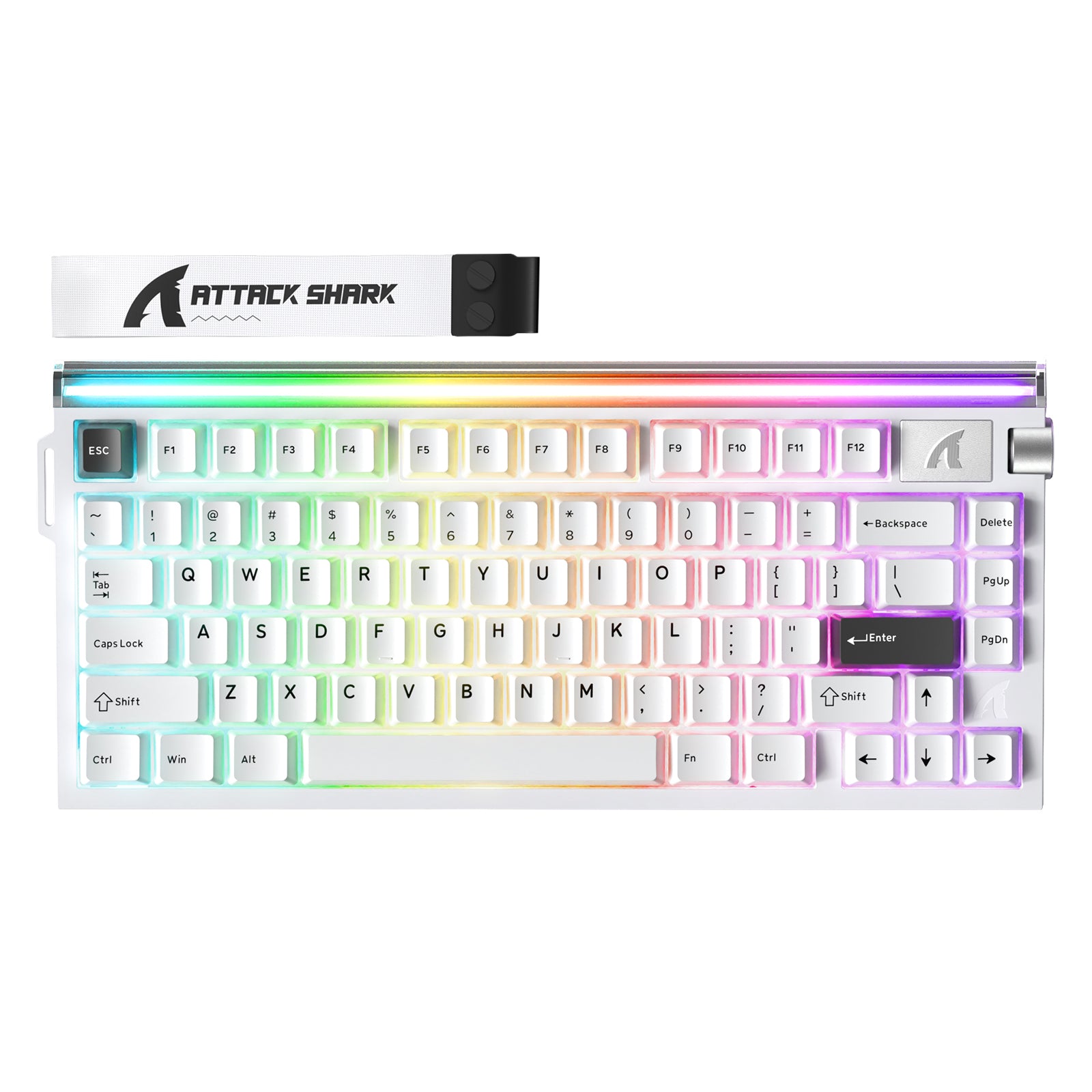 ATTACK SHARK R85 HE Rapid Trigger-Tastatur mit Magnetschalter und benutzerdefinierter Leuchtbox