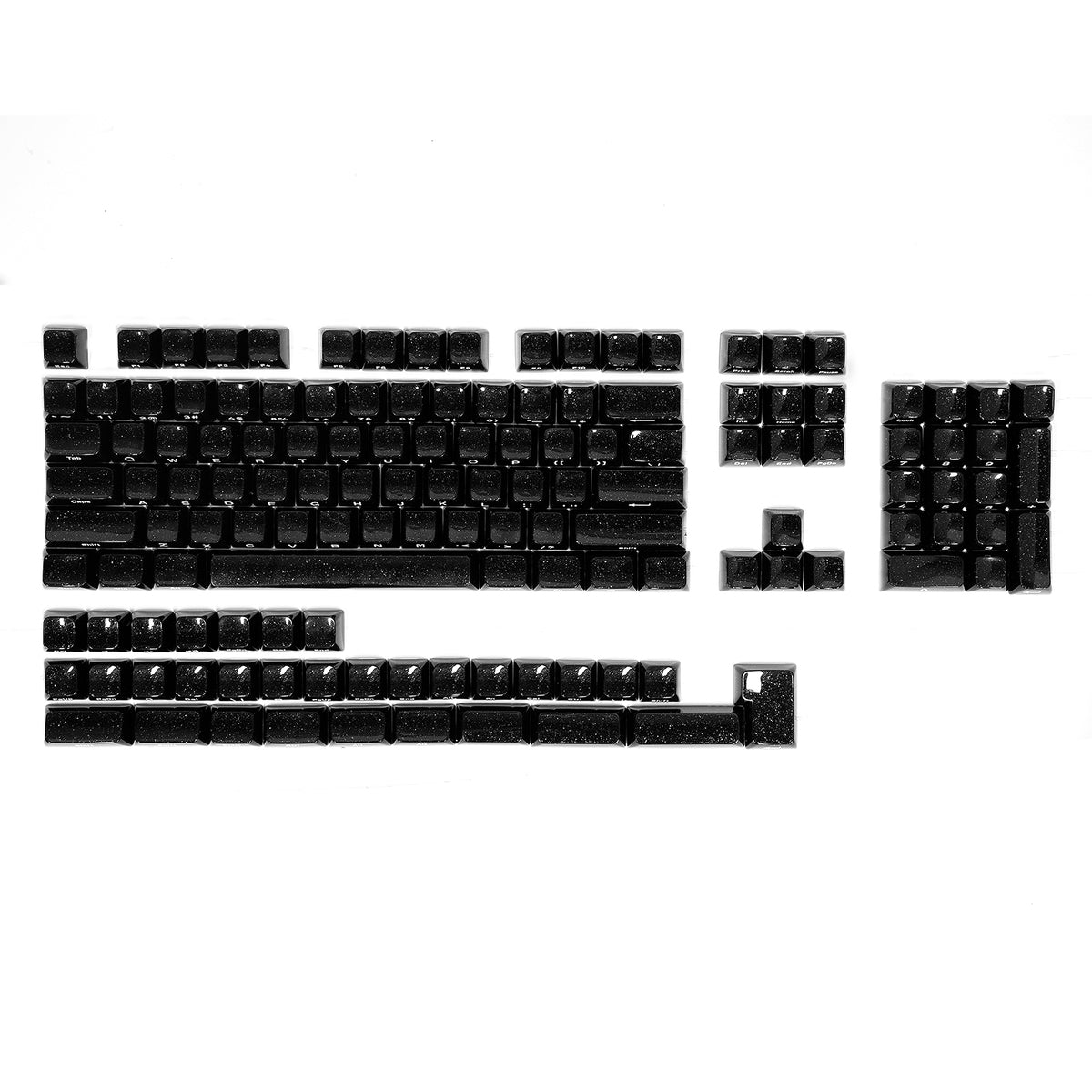 ATTACK SHARK SK03, 136 touches, touches en cristal, profil ASA, ANSI/ISO