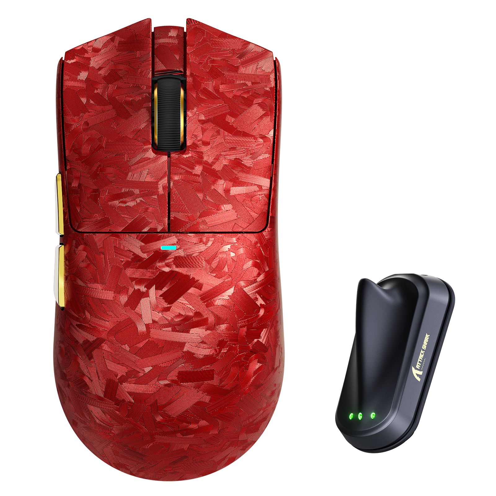 ATTACK SHARK X11 ULTRA Carbon Fiber Wireless 8K PAW3950MAX Gaming Mouse